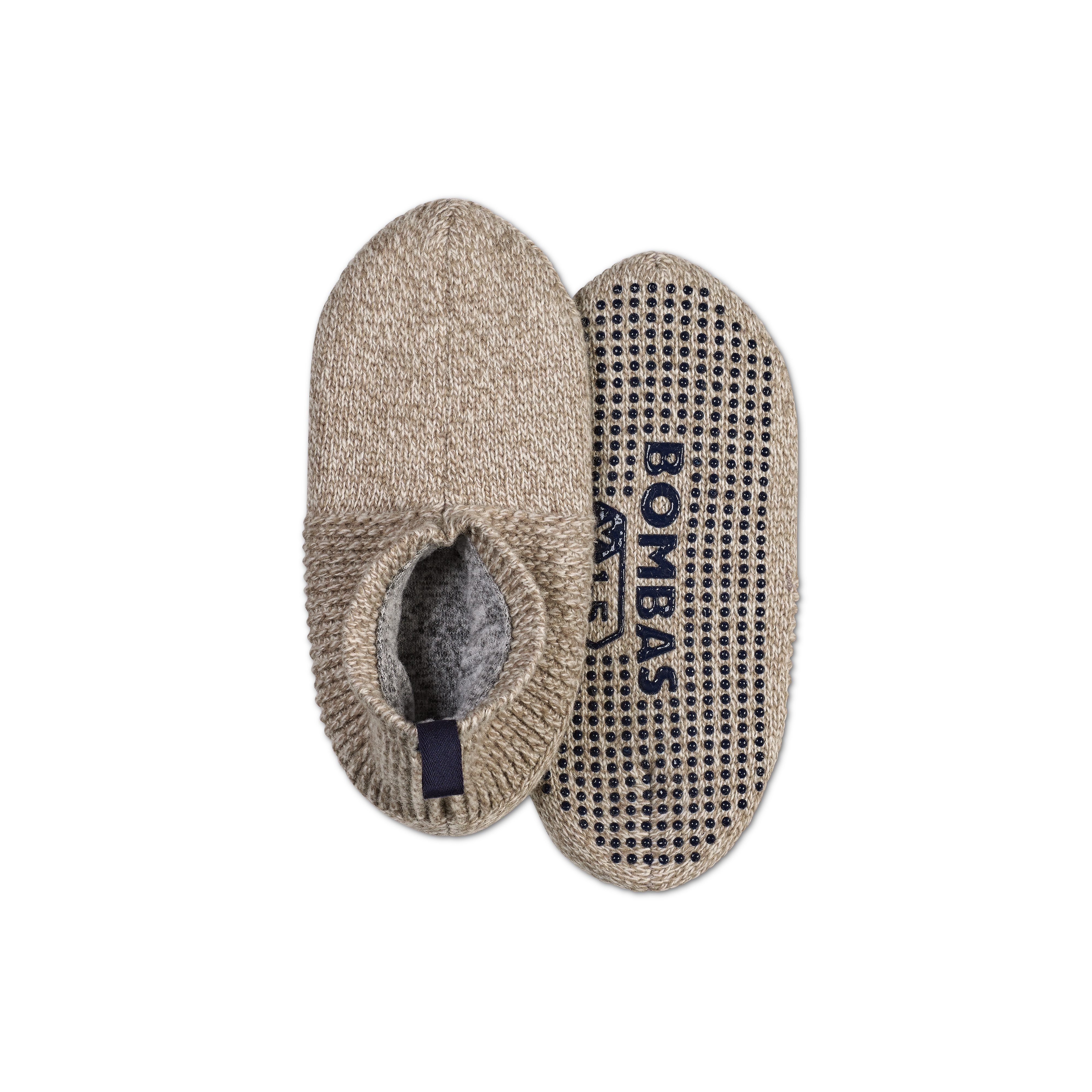 Bombas Youth Gripper Slipper In Taupe