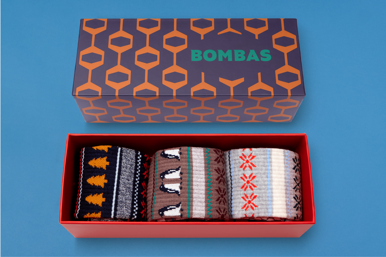 Bombas Socks newest Mixed Gift Box Set - Medium