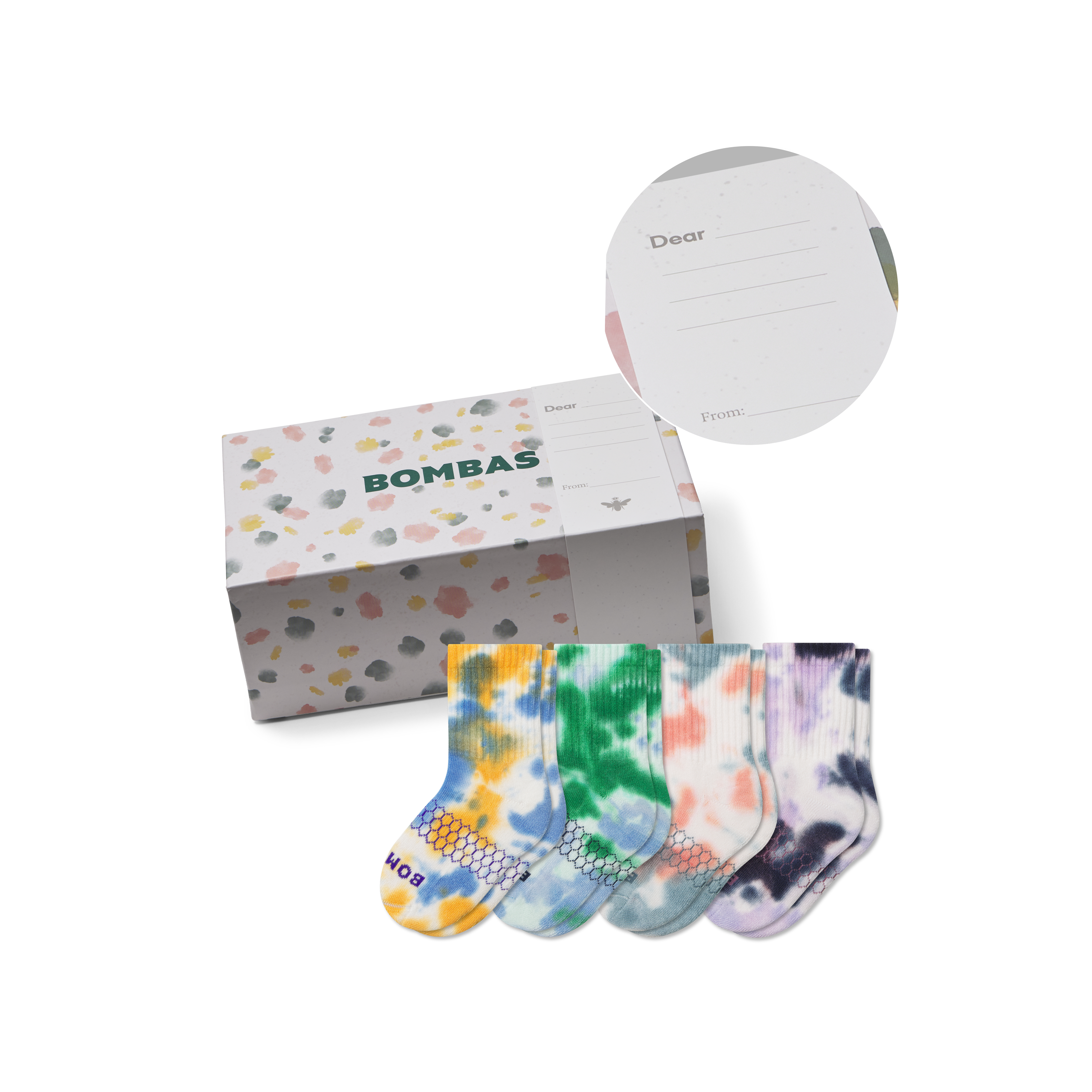 Junior Celebration Calf Sock 4-Pack Gift Box