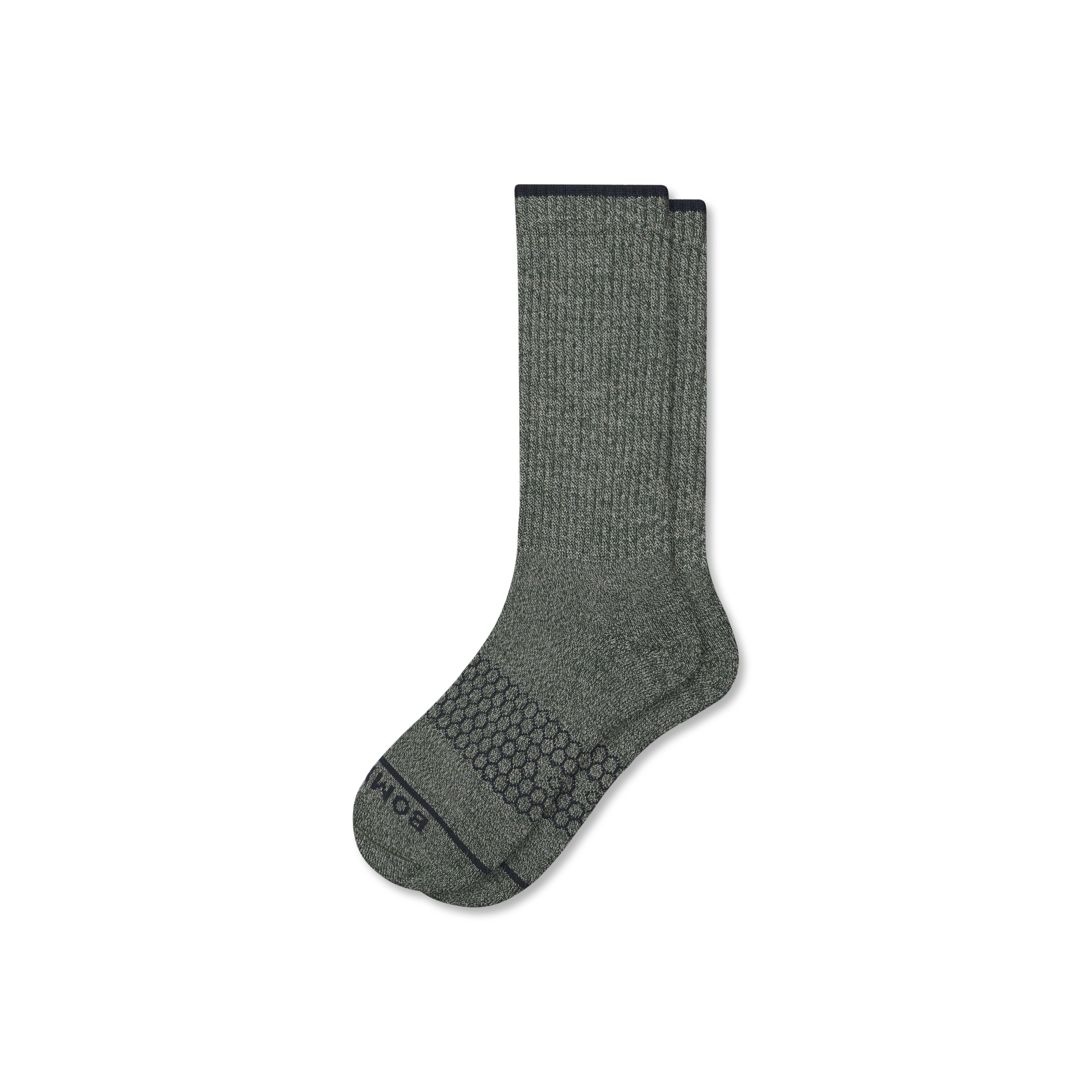 Bombas Merino Wool Blend Calf Socks In Gray