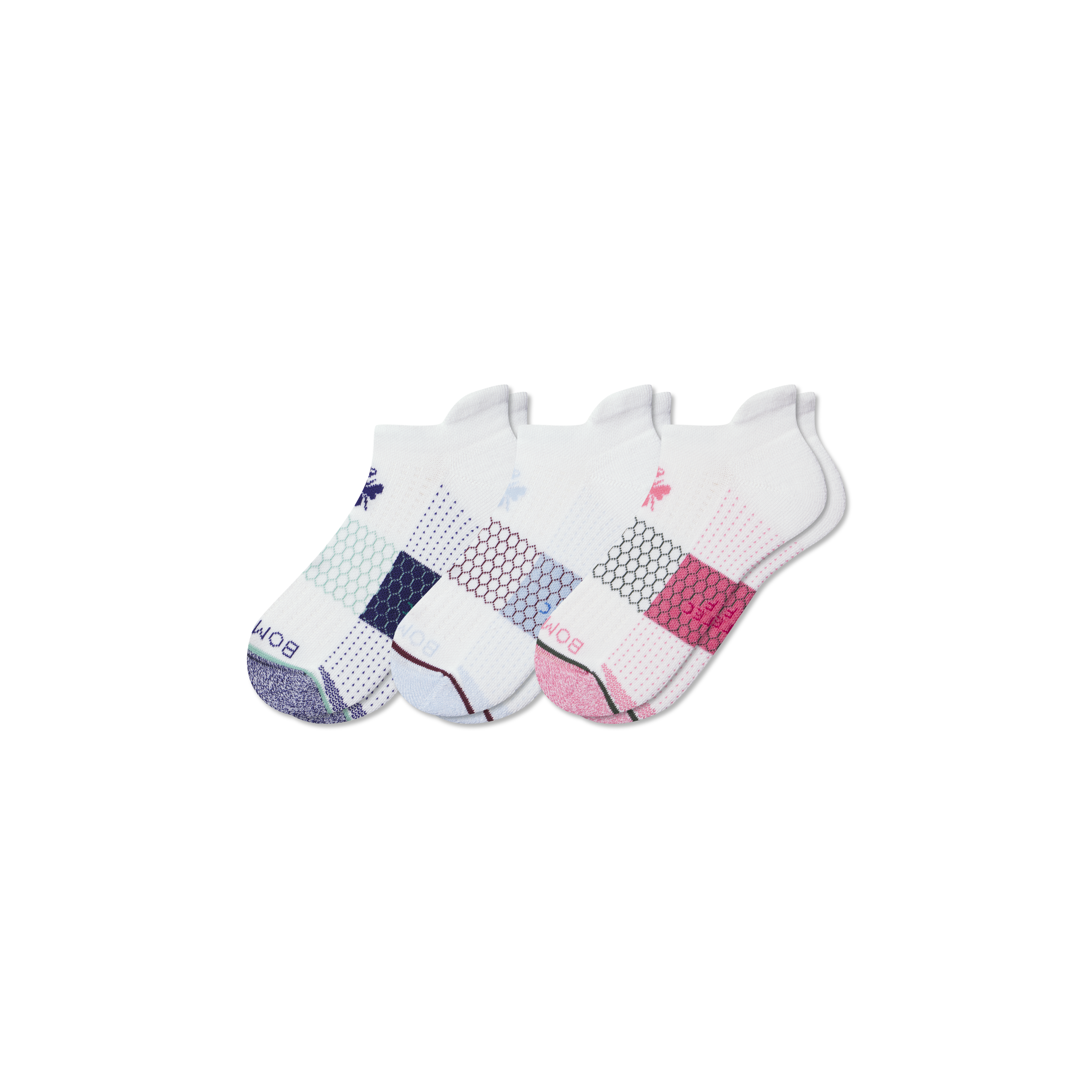 Bombas Golf Ankle Sock 3-pack In Multi