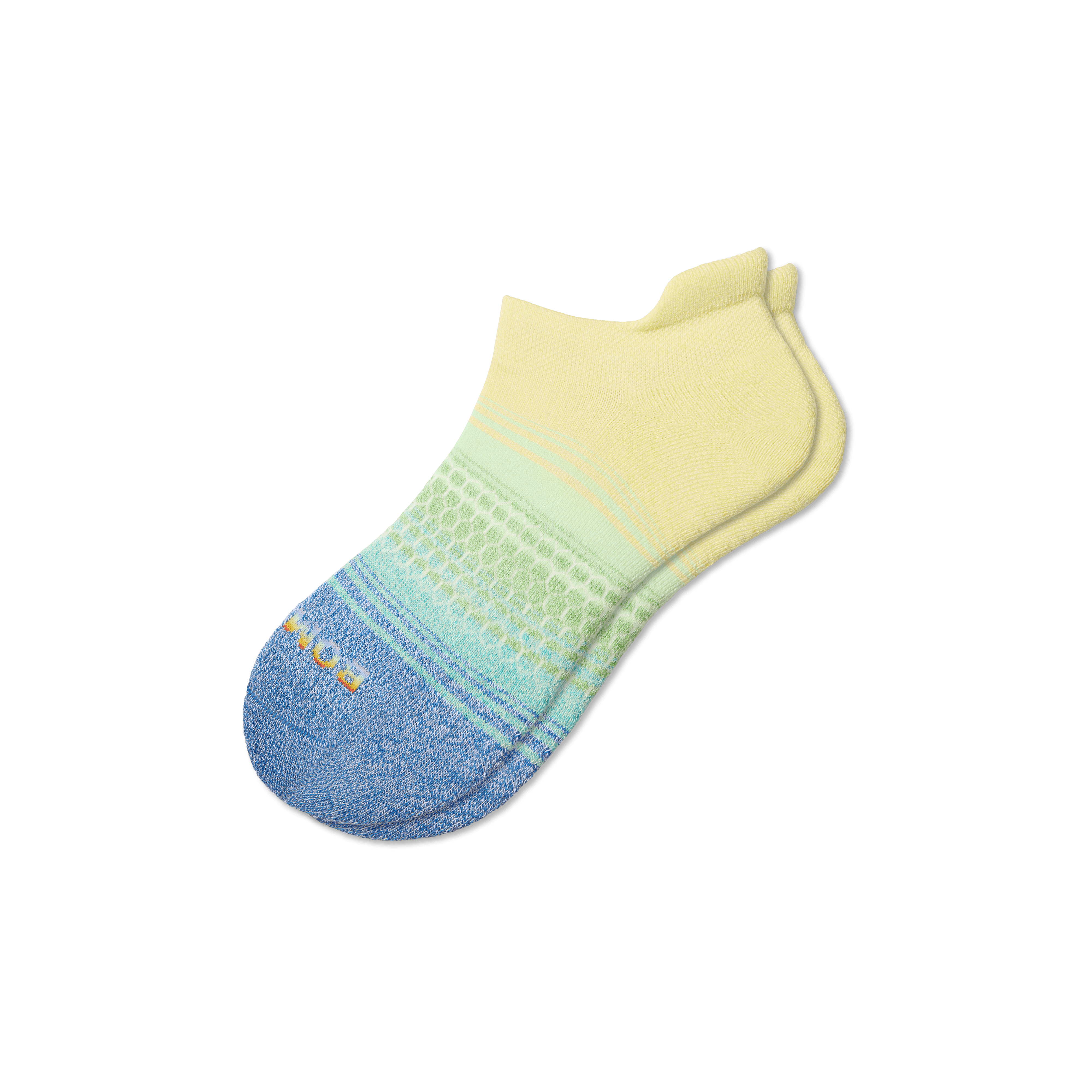 Shop Bombas Pride Ankle Socks In Limoncello