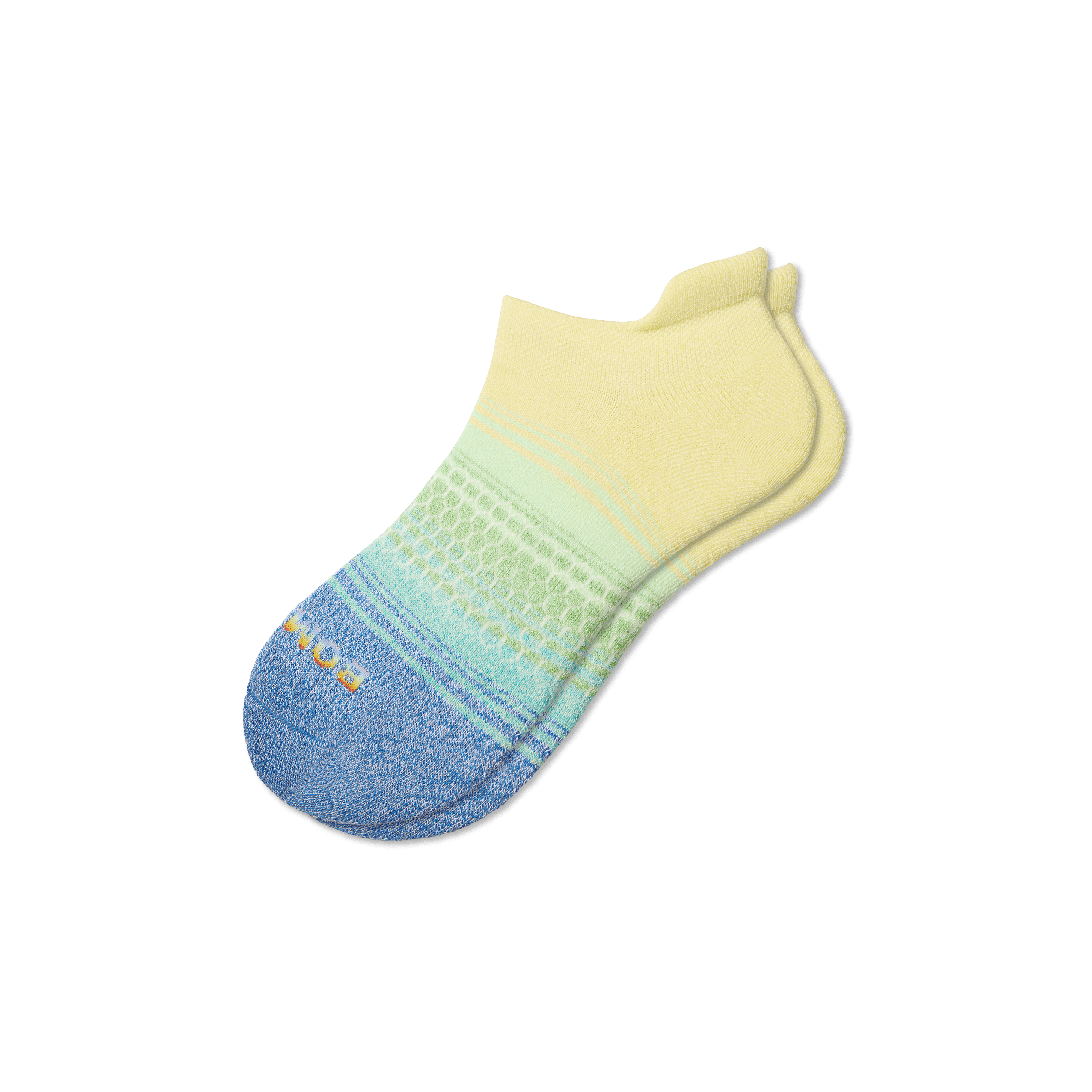 Bombas Pride Ankle Socks In Yellow