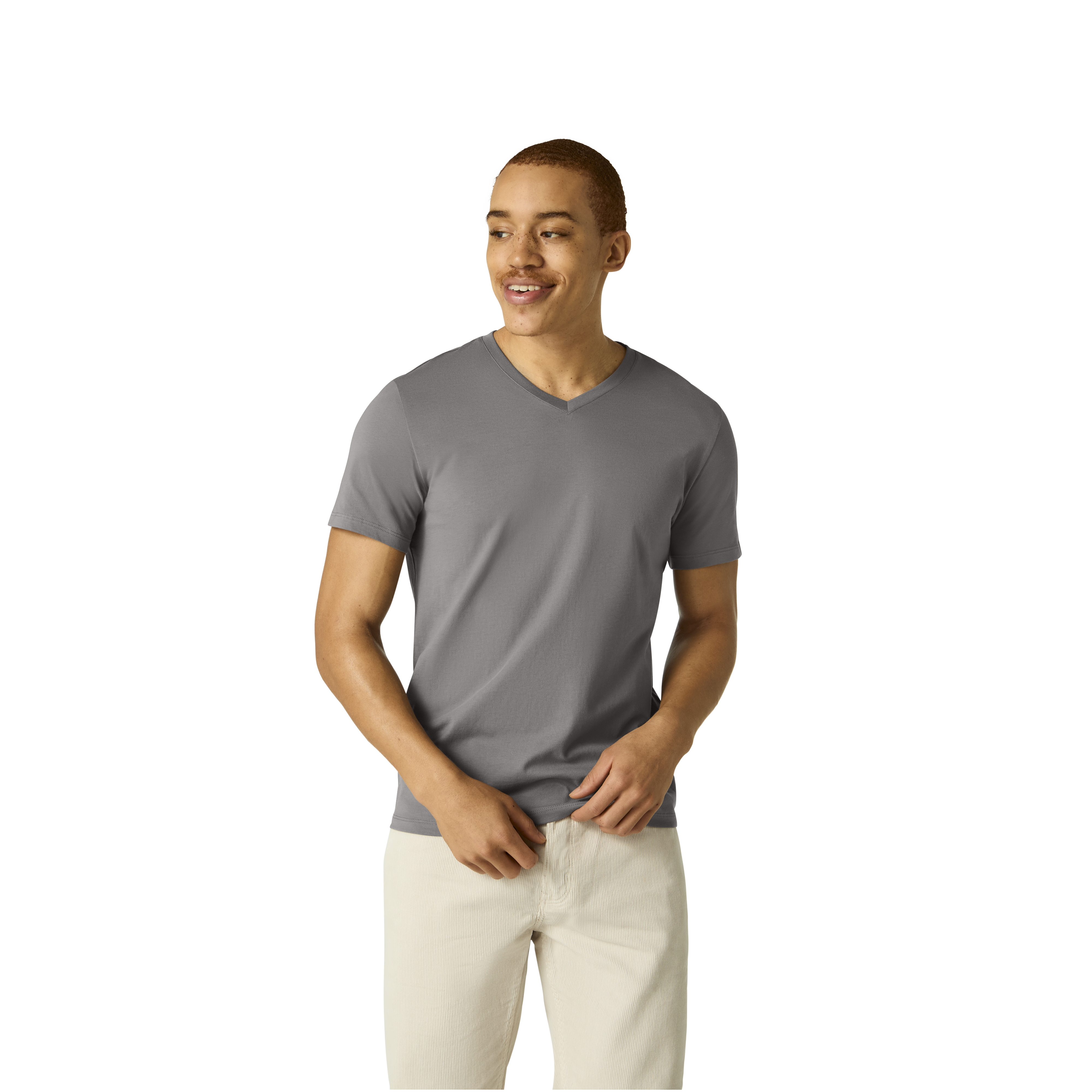 Men's Pima Cotton V-Neck T-Shirt