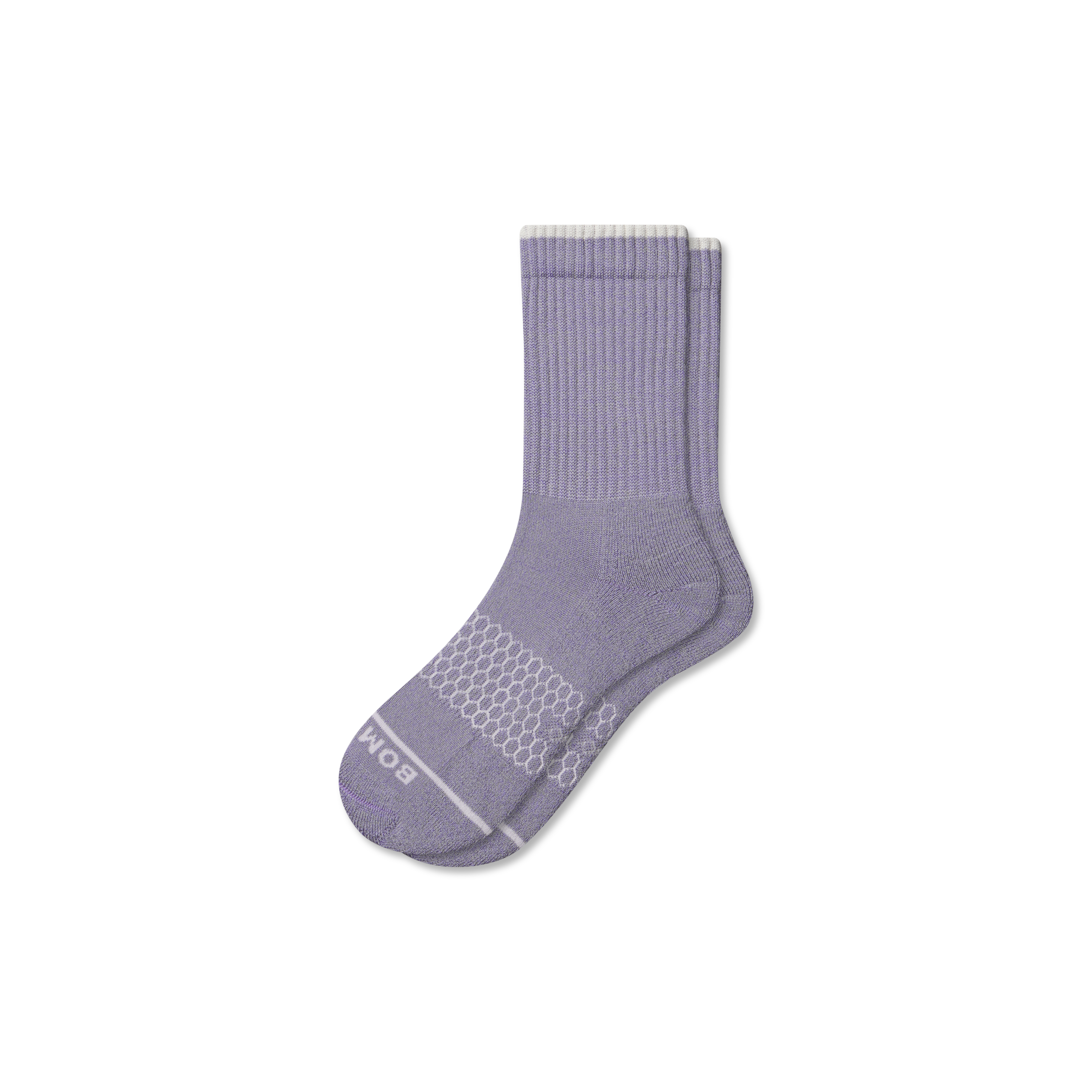 Bombas Merino Wool Blend Half Calf Socks In Purple