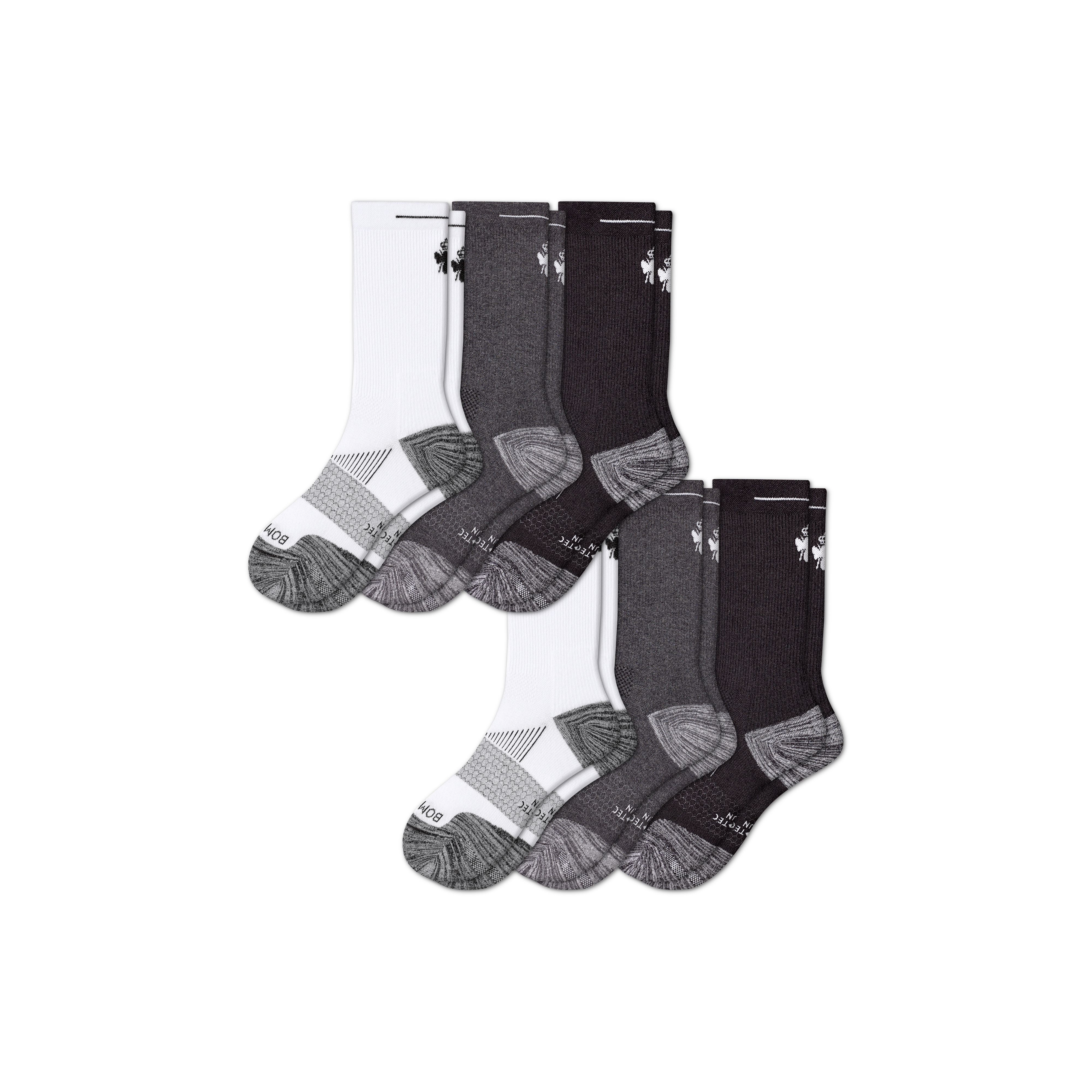 bombas Women's Running Calf Sock 6-Pack