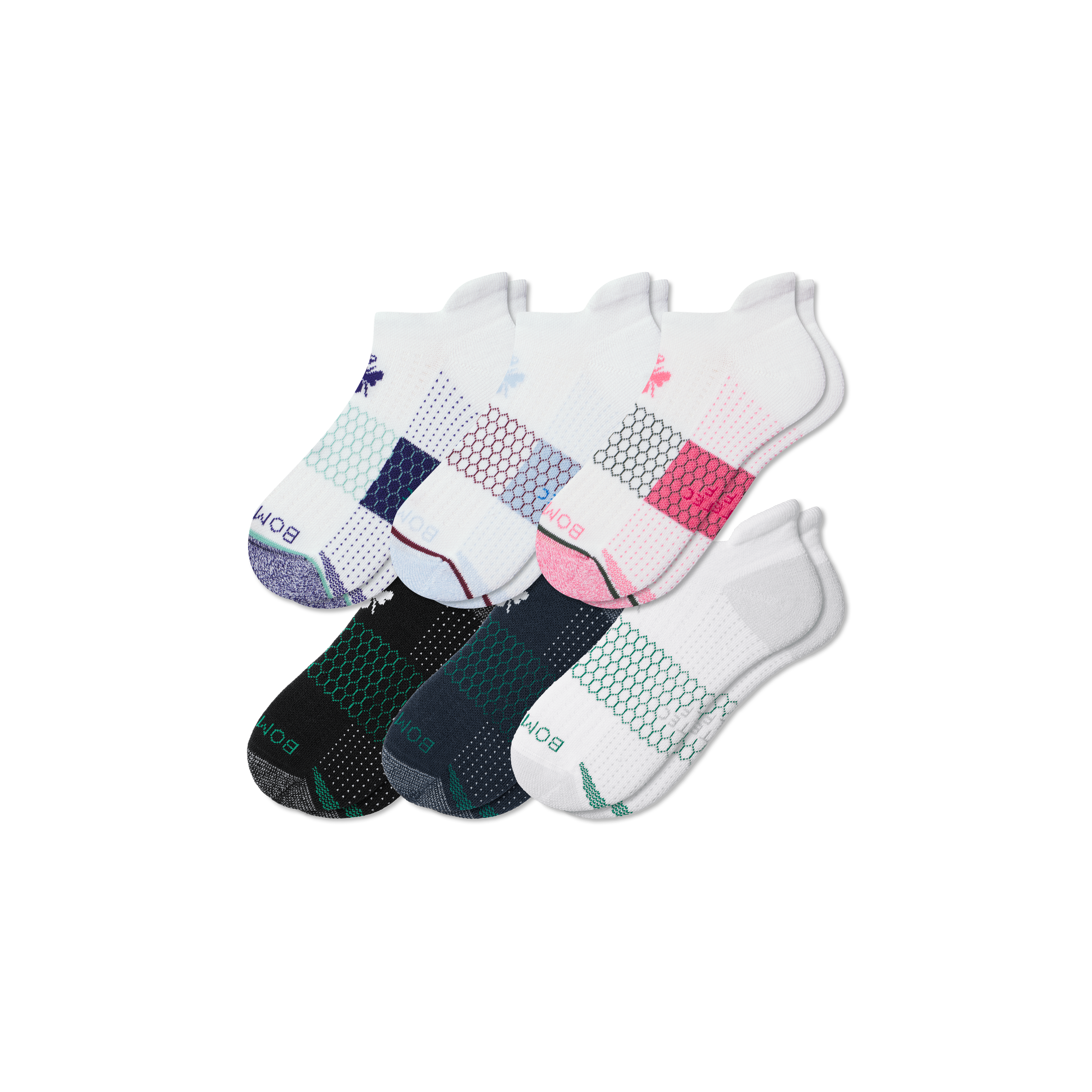 Bombas Golf Ankle Sock 6-pack In Multi