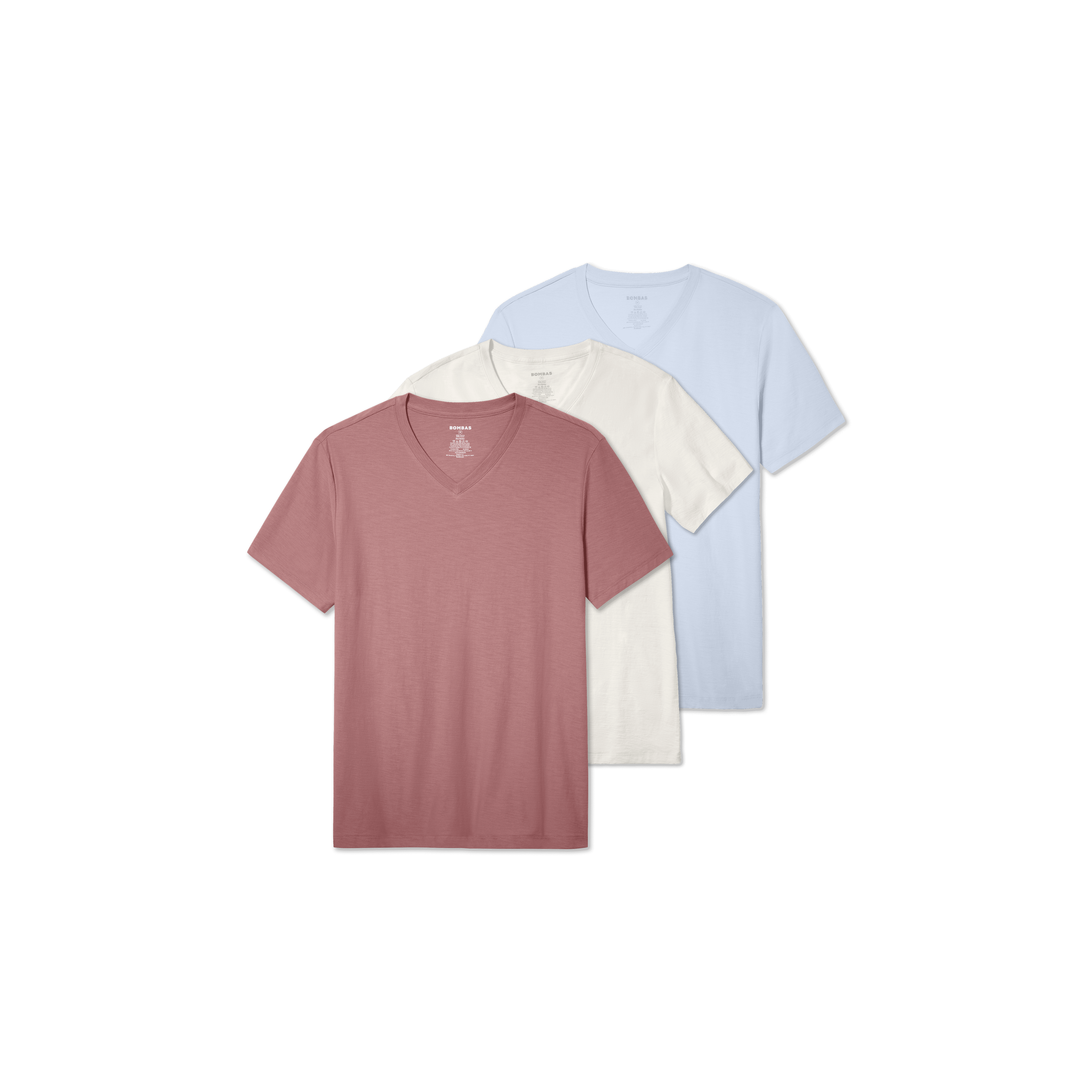 Men's Air Slub V-Neck T-Shirt 3-Pack – Bombas