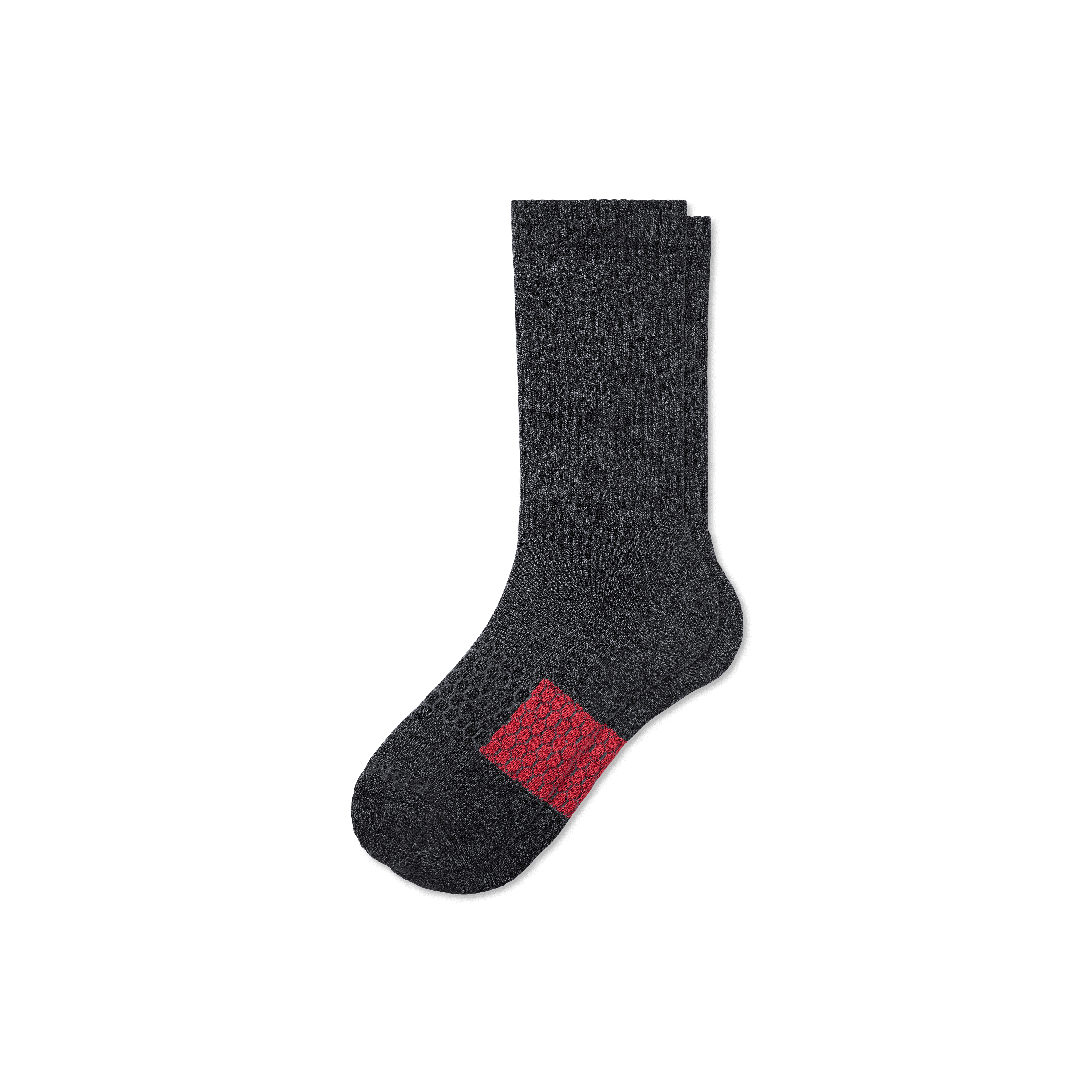 Bombas Marl Calf Socks In Black