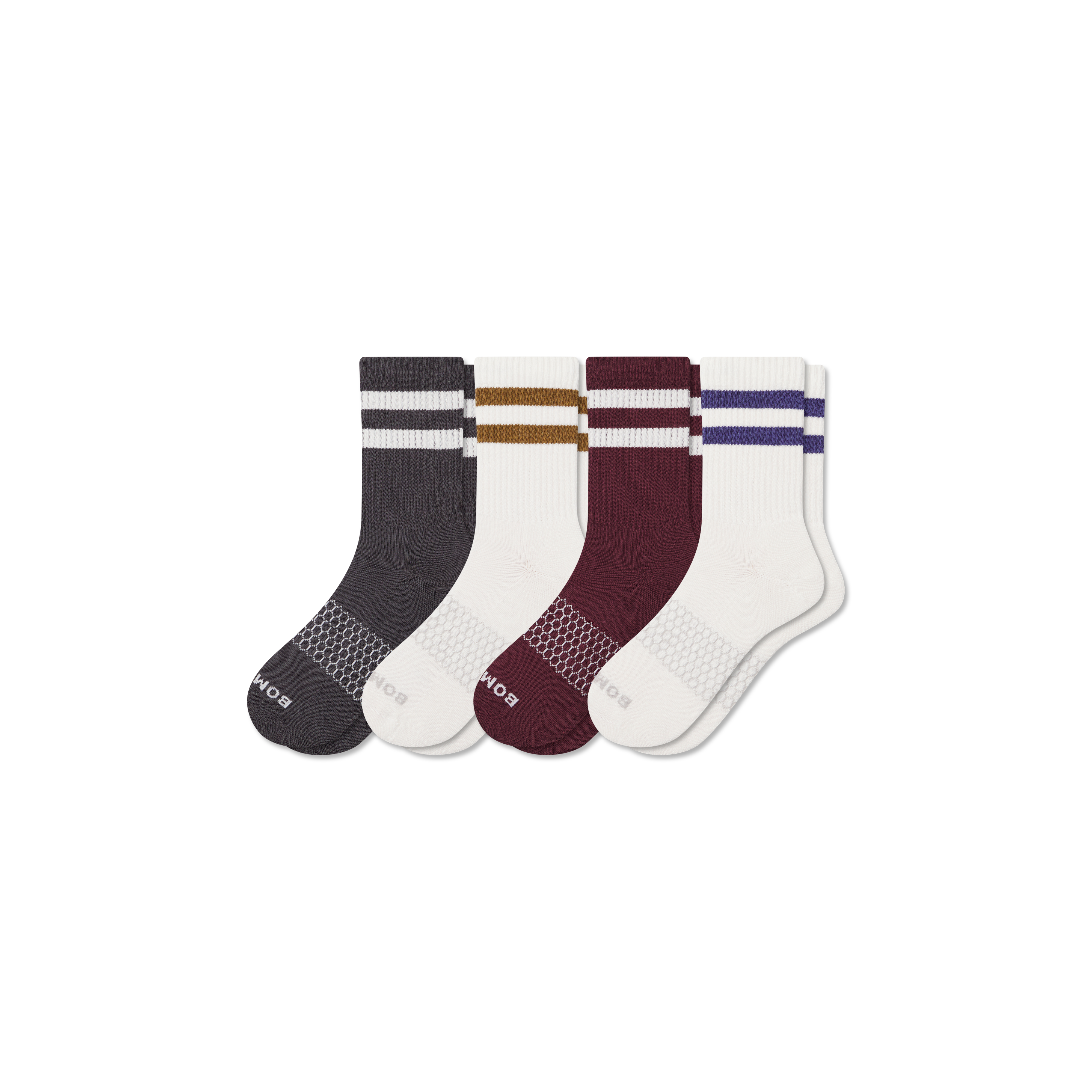 Men's Vintage Stripes Half Calf Sock 4-Pack