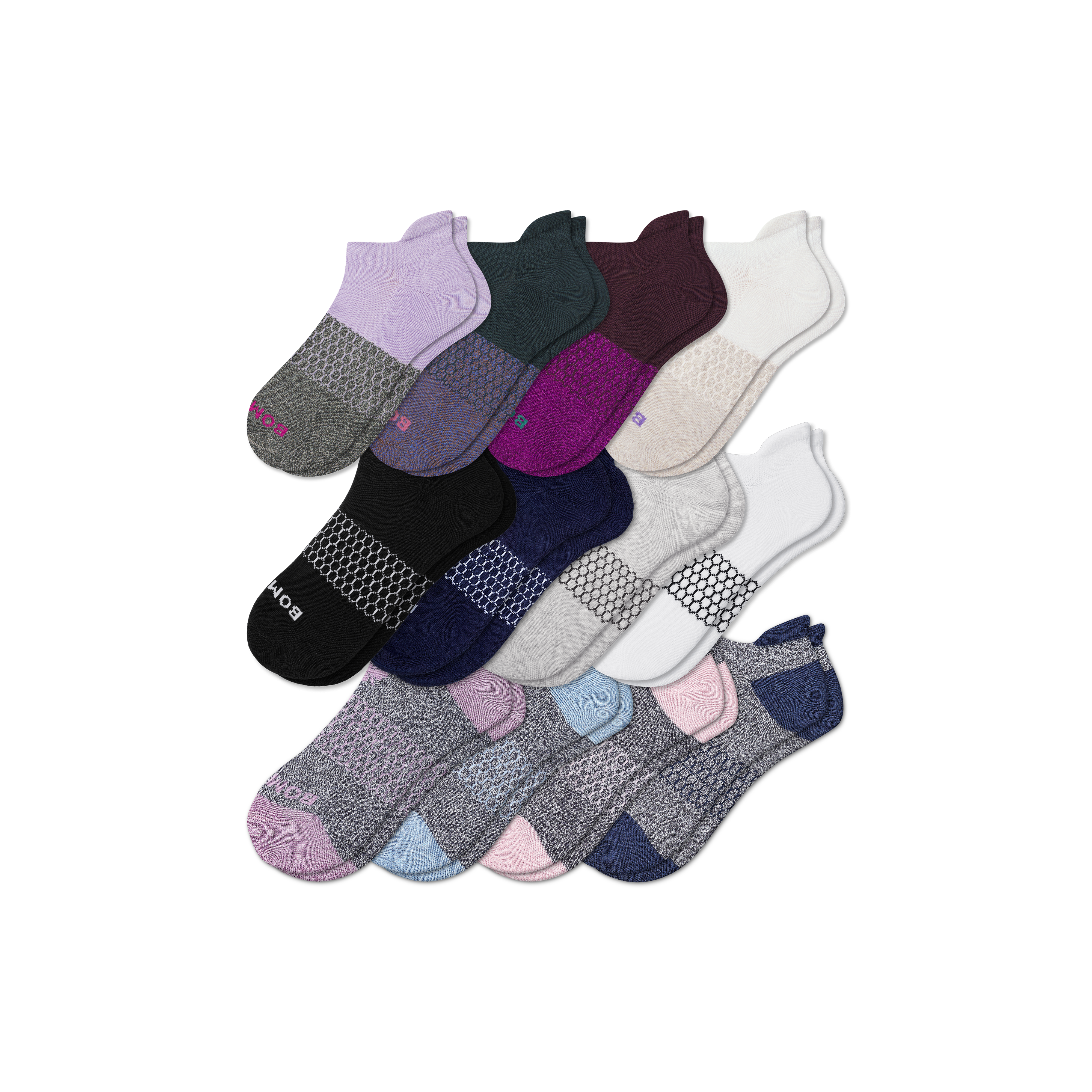 Bombas Ankle Sock 12-pack In Multi