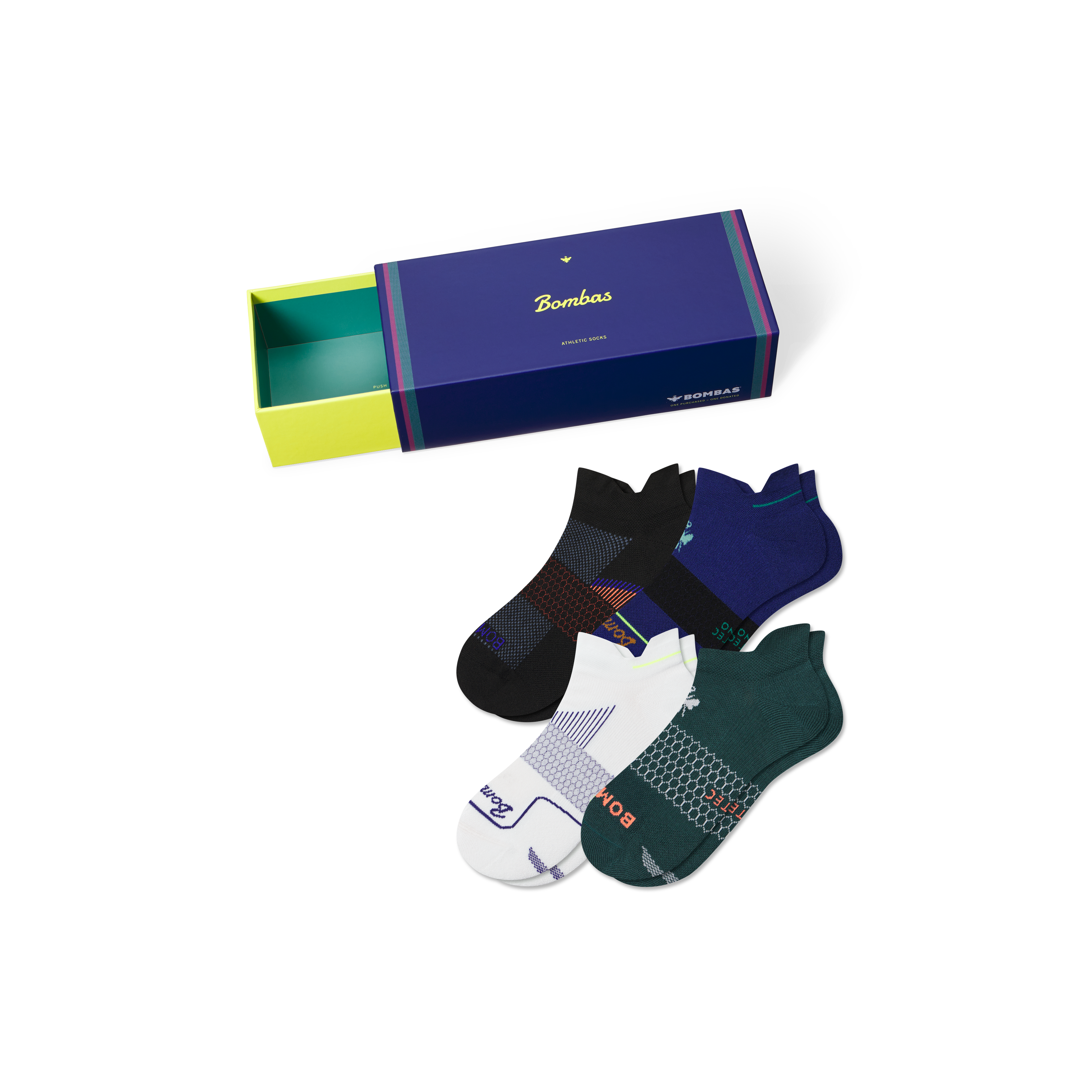 Men’s Sport Variety Sock 4-Pack Gift Box