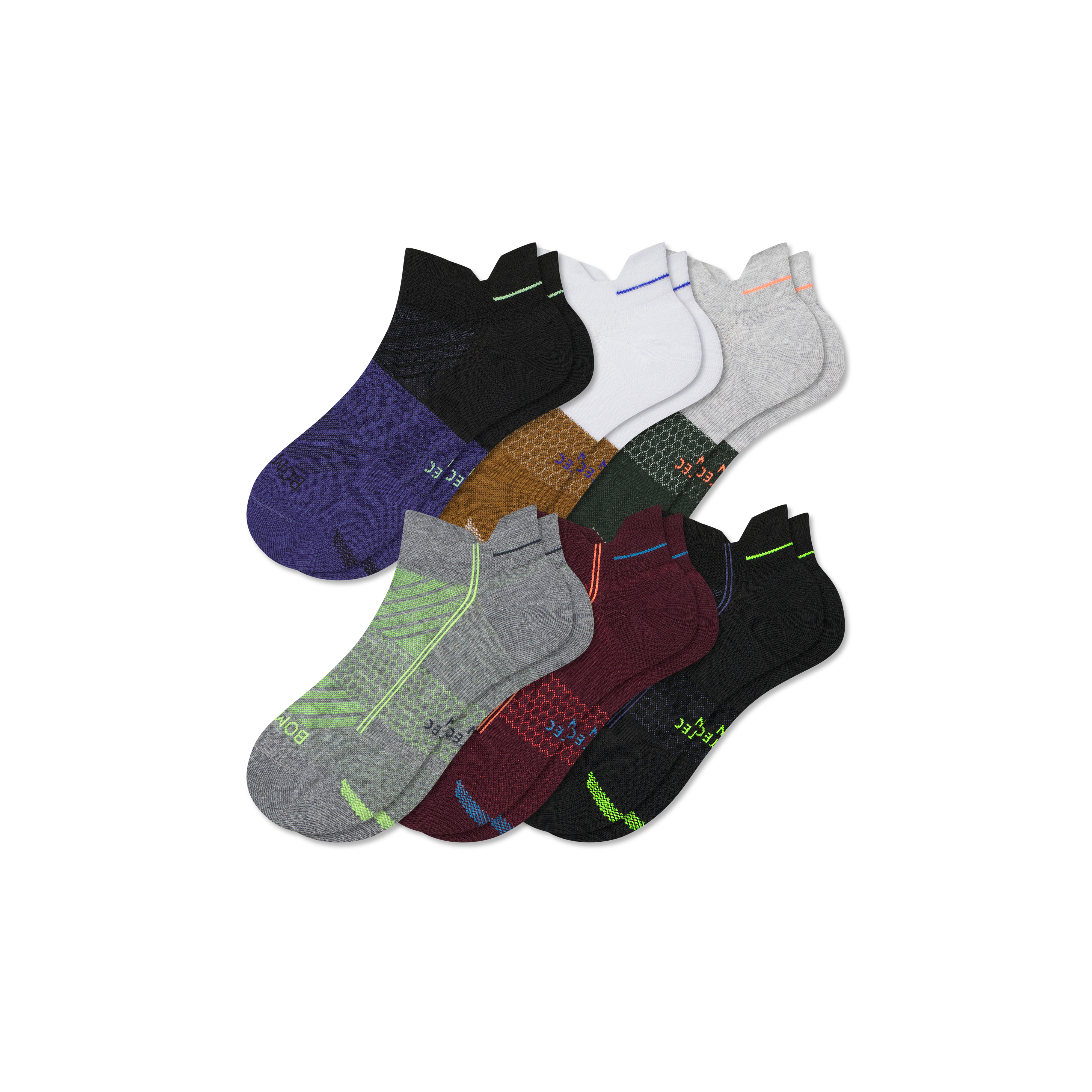 Men's Running Ankle Sock 6-Pack