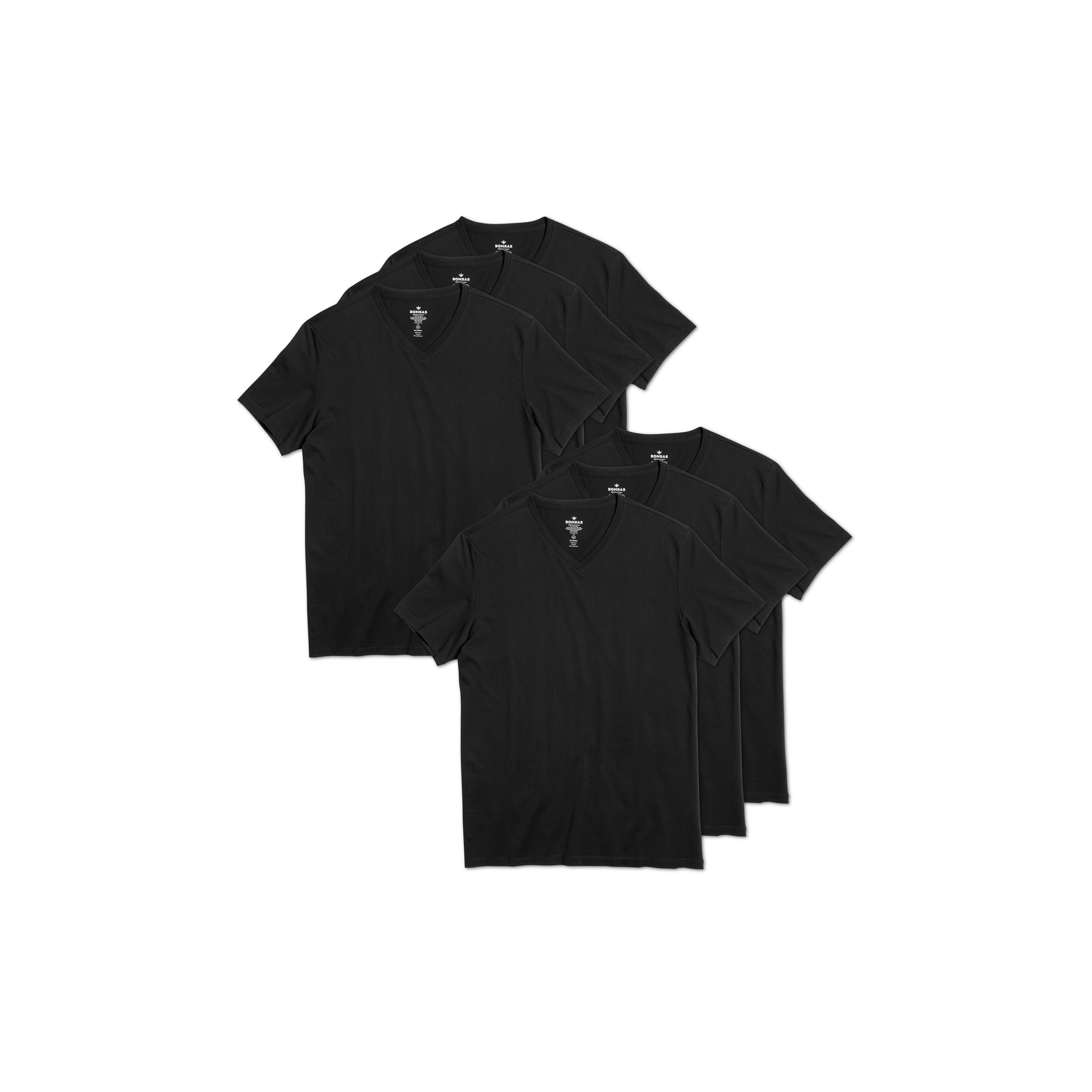 Example product: Men's Pima Cotton V-Neck T-Shirt 6-Pack