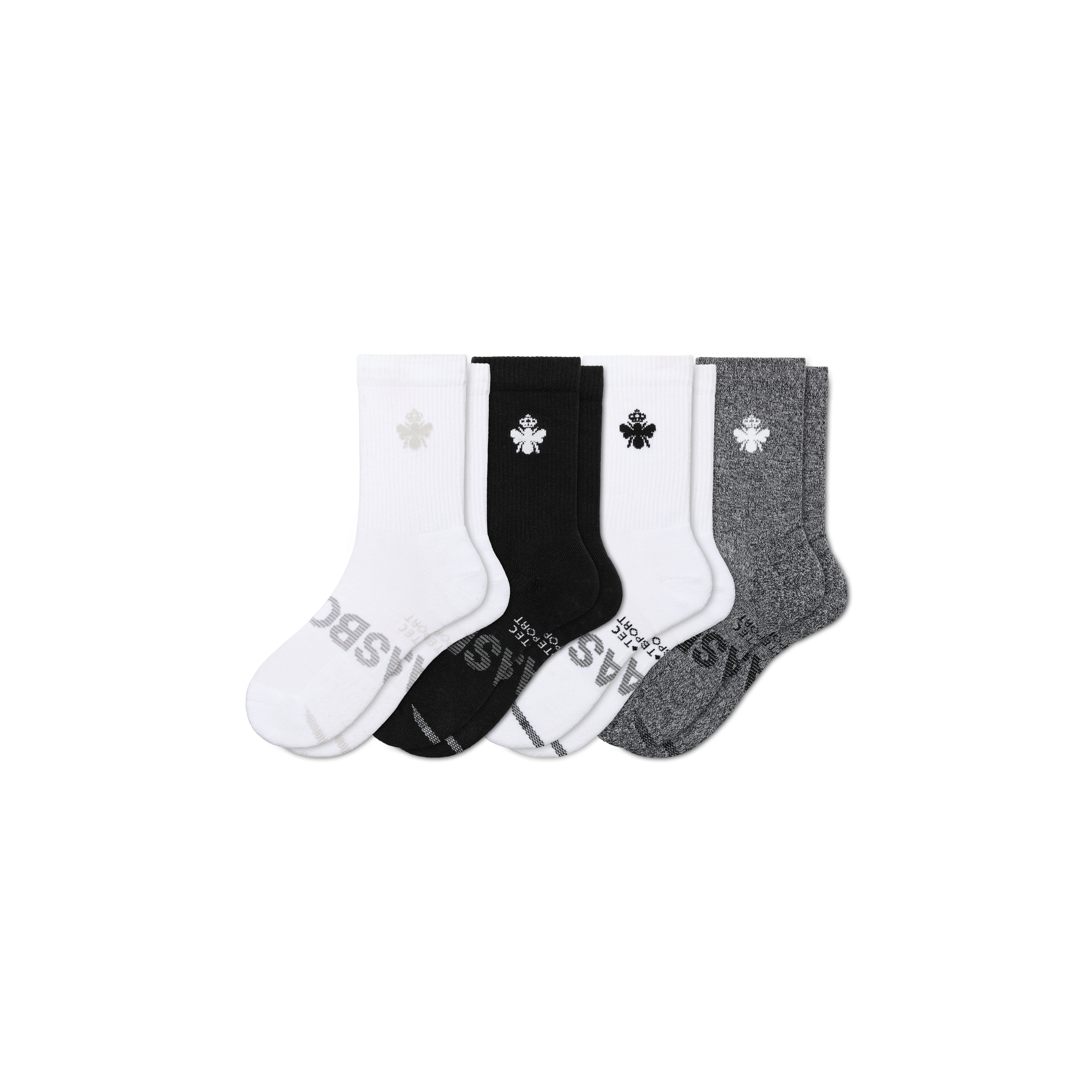 Bombas All Sport Half Calf Sock 4-pack In Core Mix
