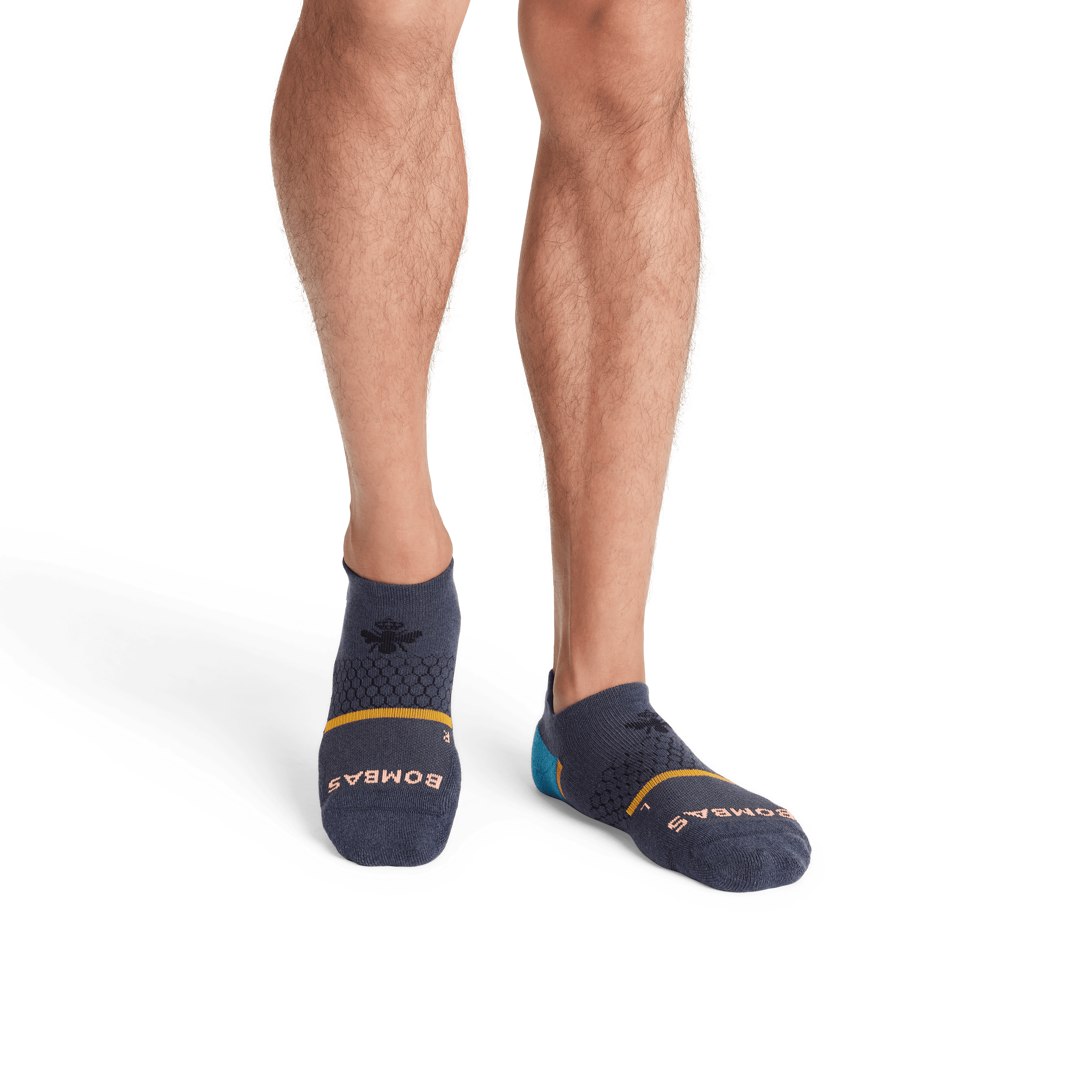 Bombas Men's Heather Solid Running Ankle Socks