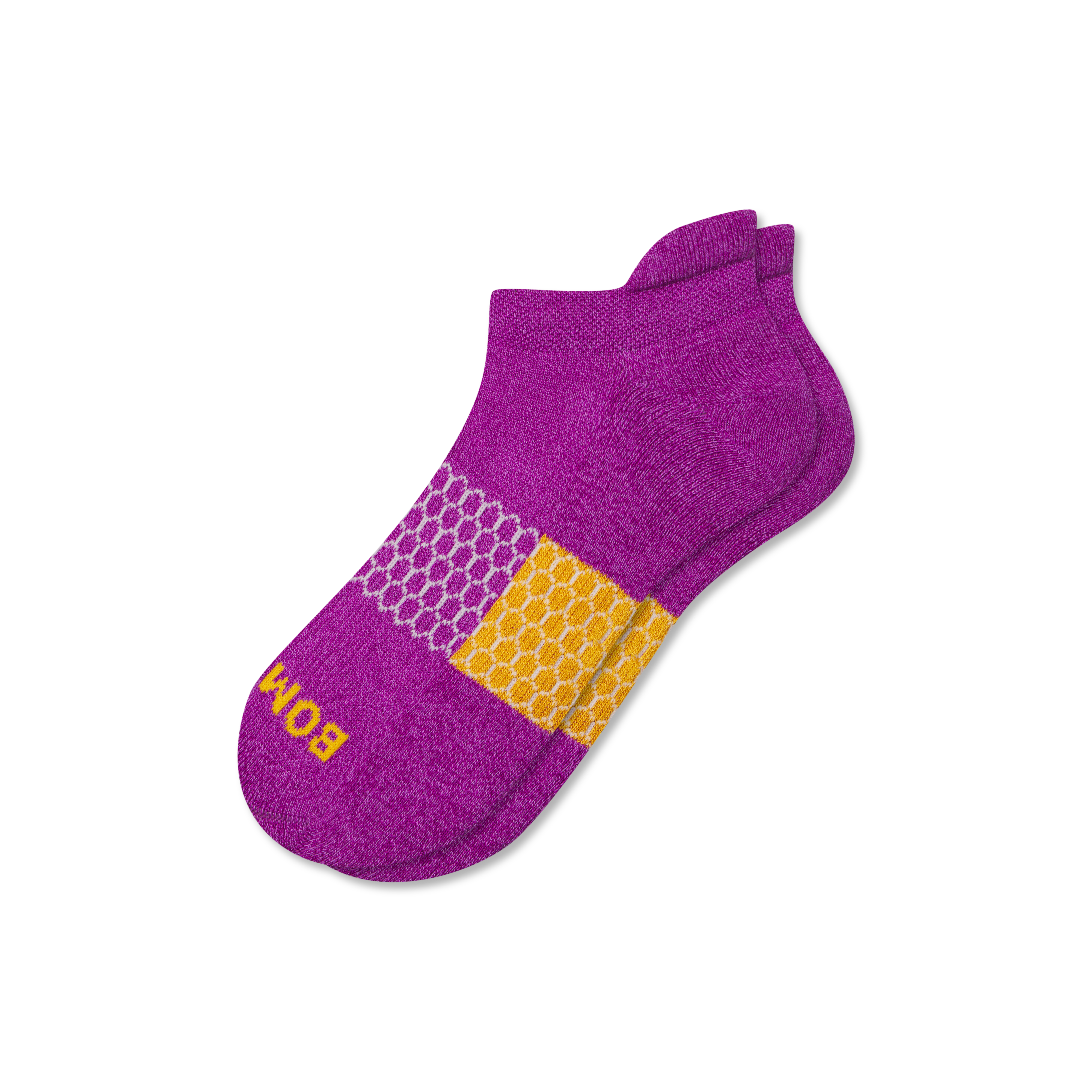 Bombas Marl Ankle Socks In Vivid Magenta