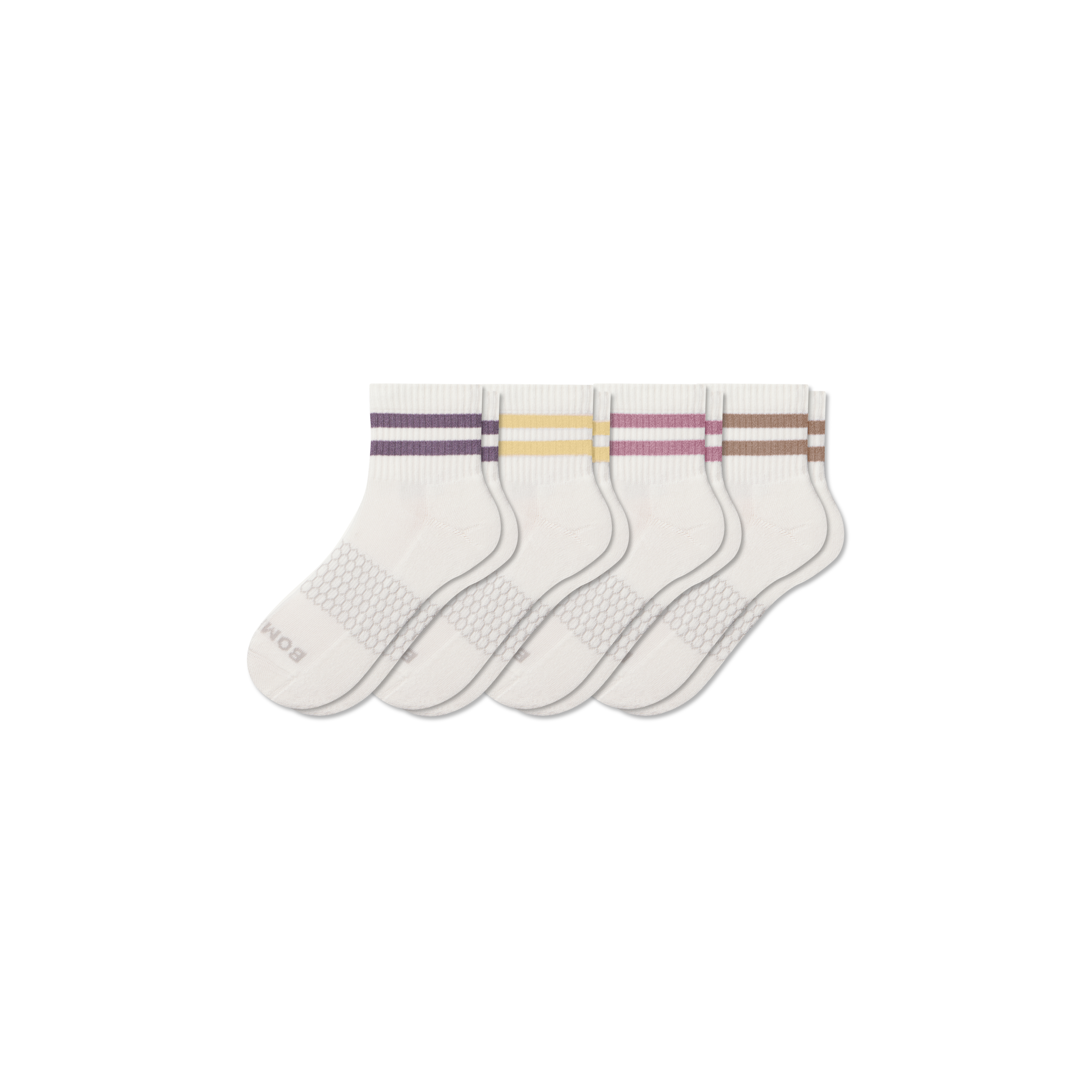 Women's Vintage Stripes Quarter Sock 4-Pack