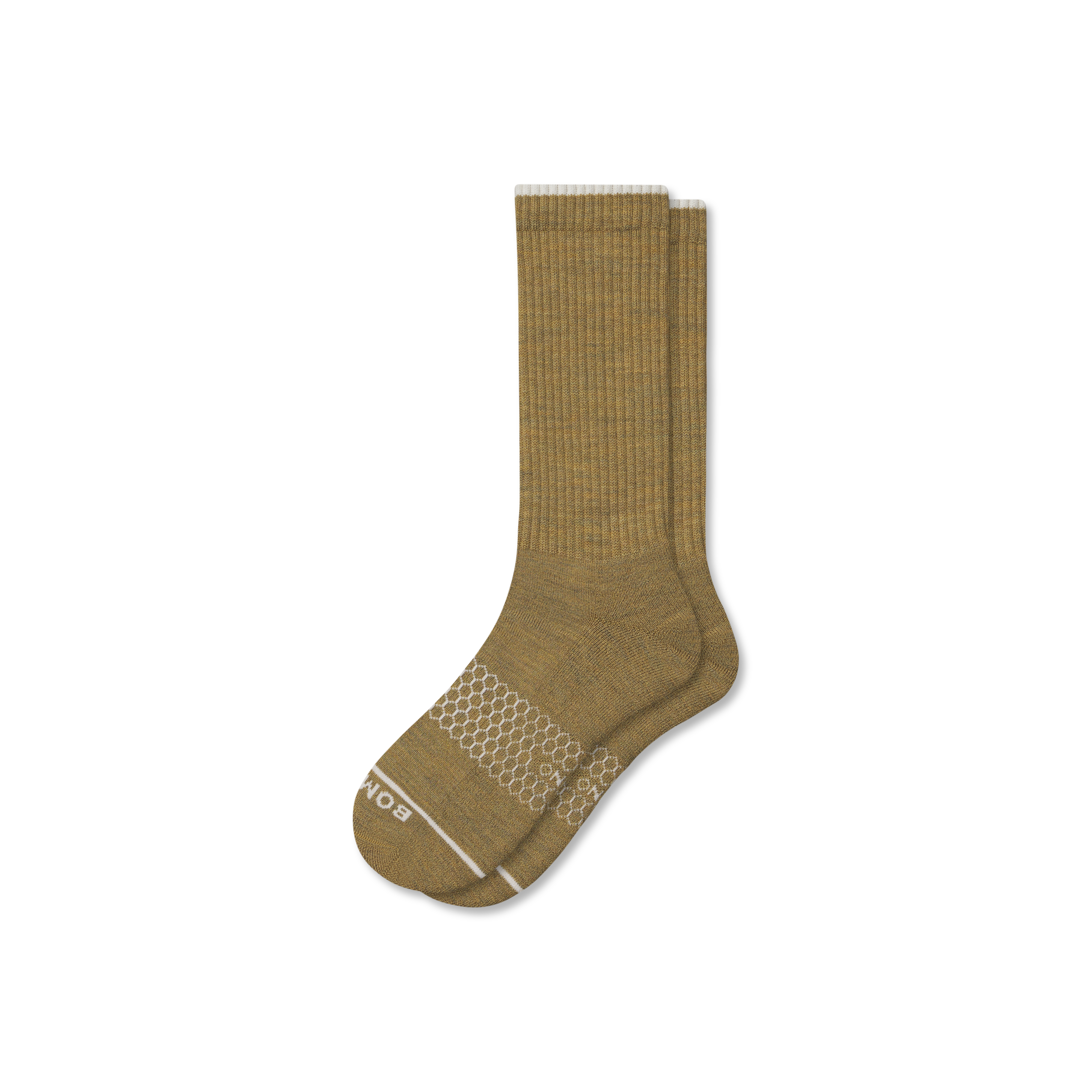 Bombas Merino Wool Blend Calf Socks In Brown