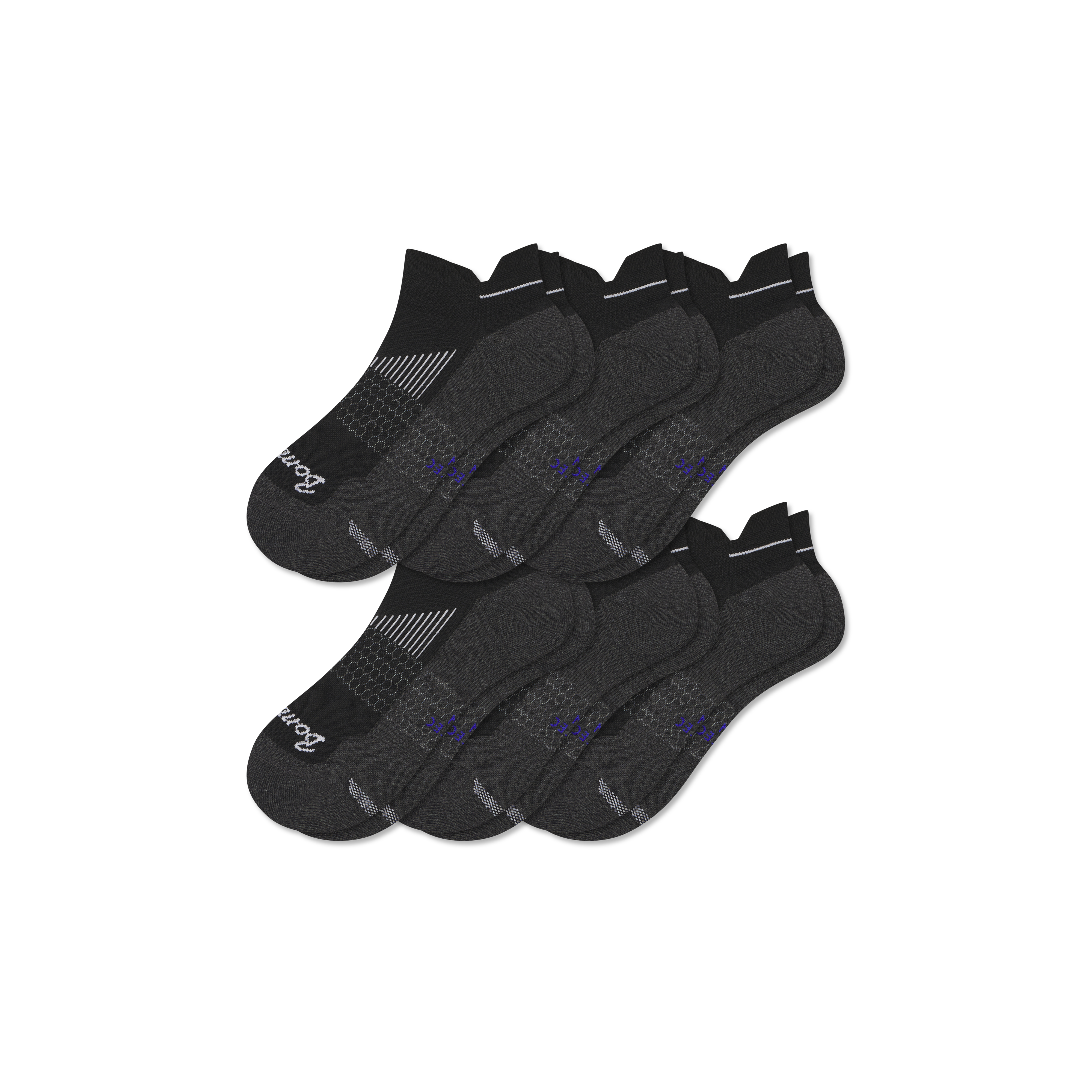 Bombas Running Ankle Sock 6-pack