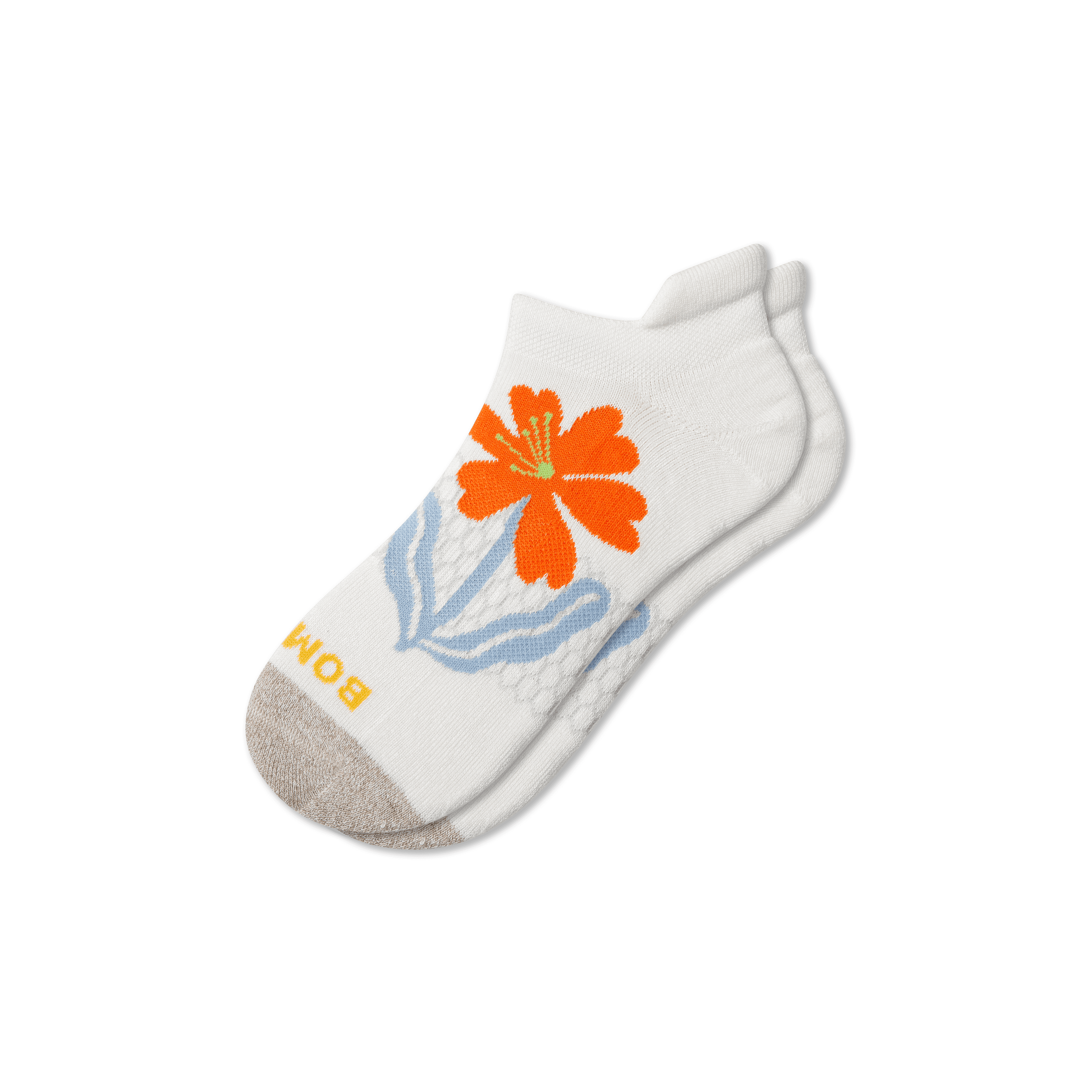 Bombas Garden Party Ankle Socks In Soft White