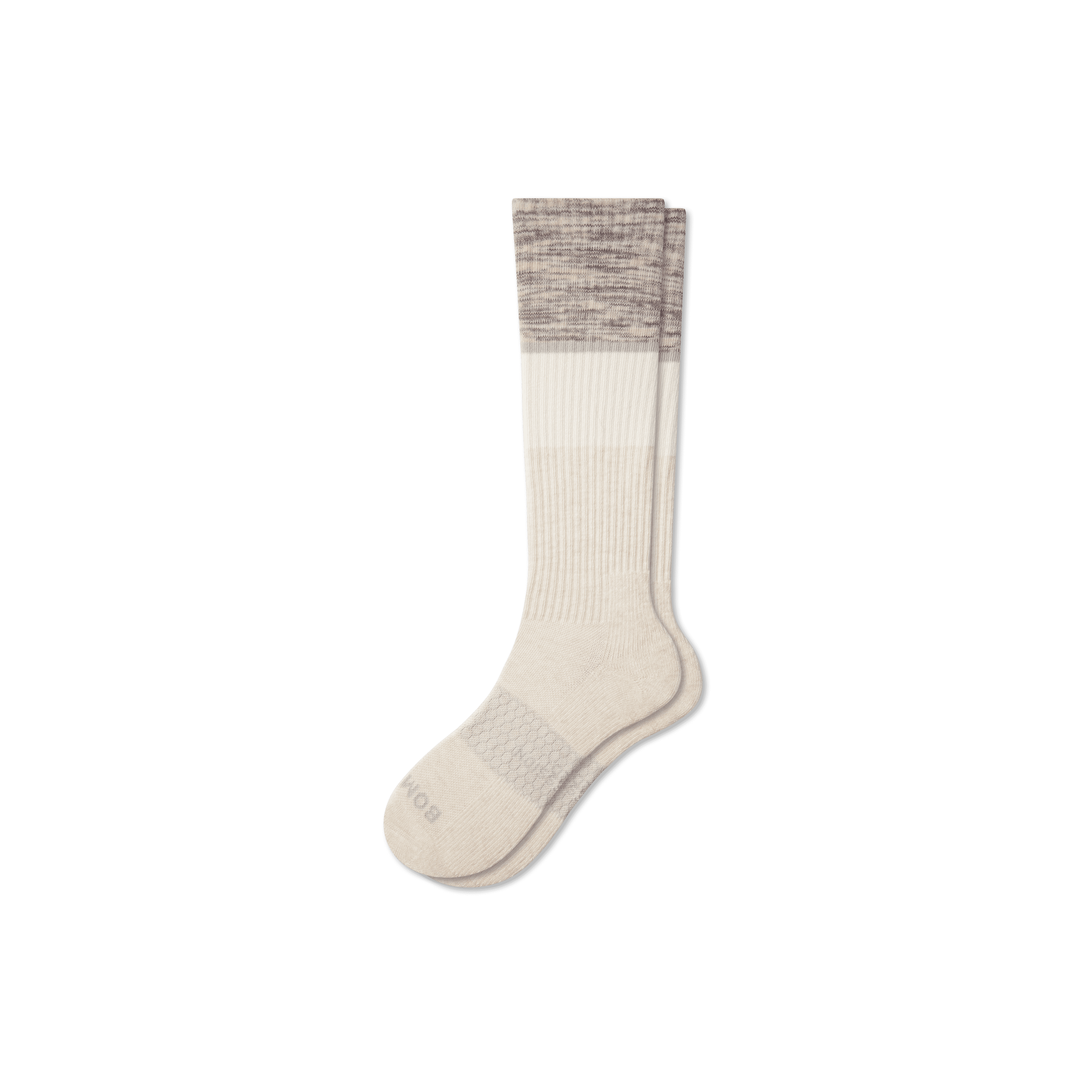 Bombas Everyday Compression Socks (15-20mmhg) In Natural Ivory