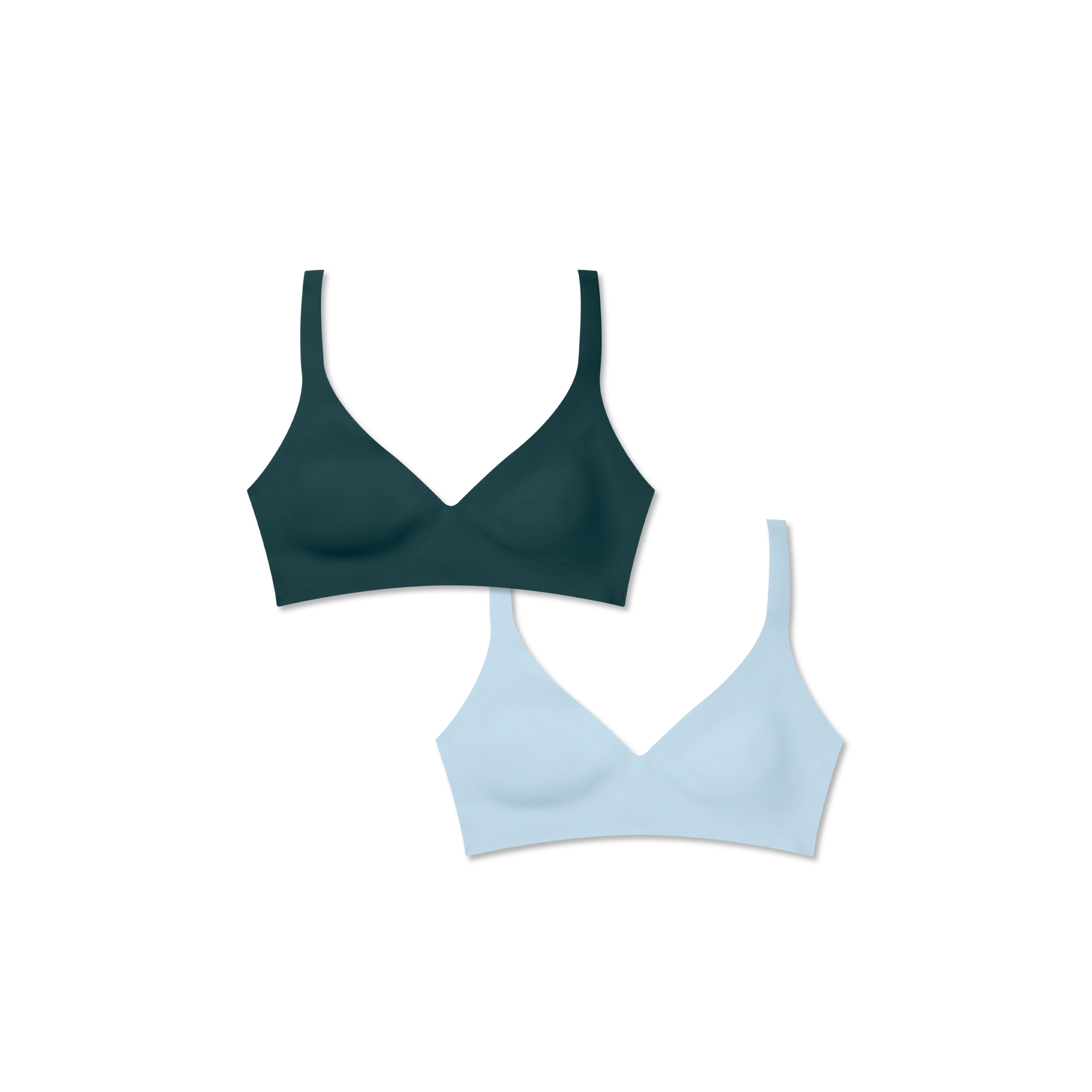 Women’s No Show Plunge Bralette 2-Pack