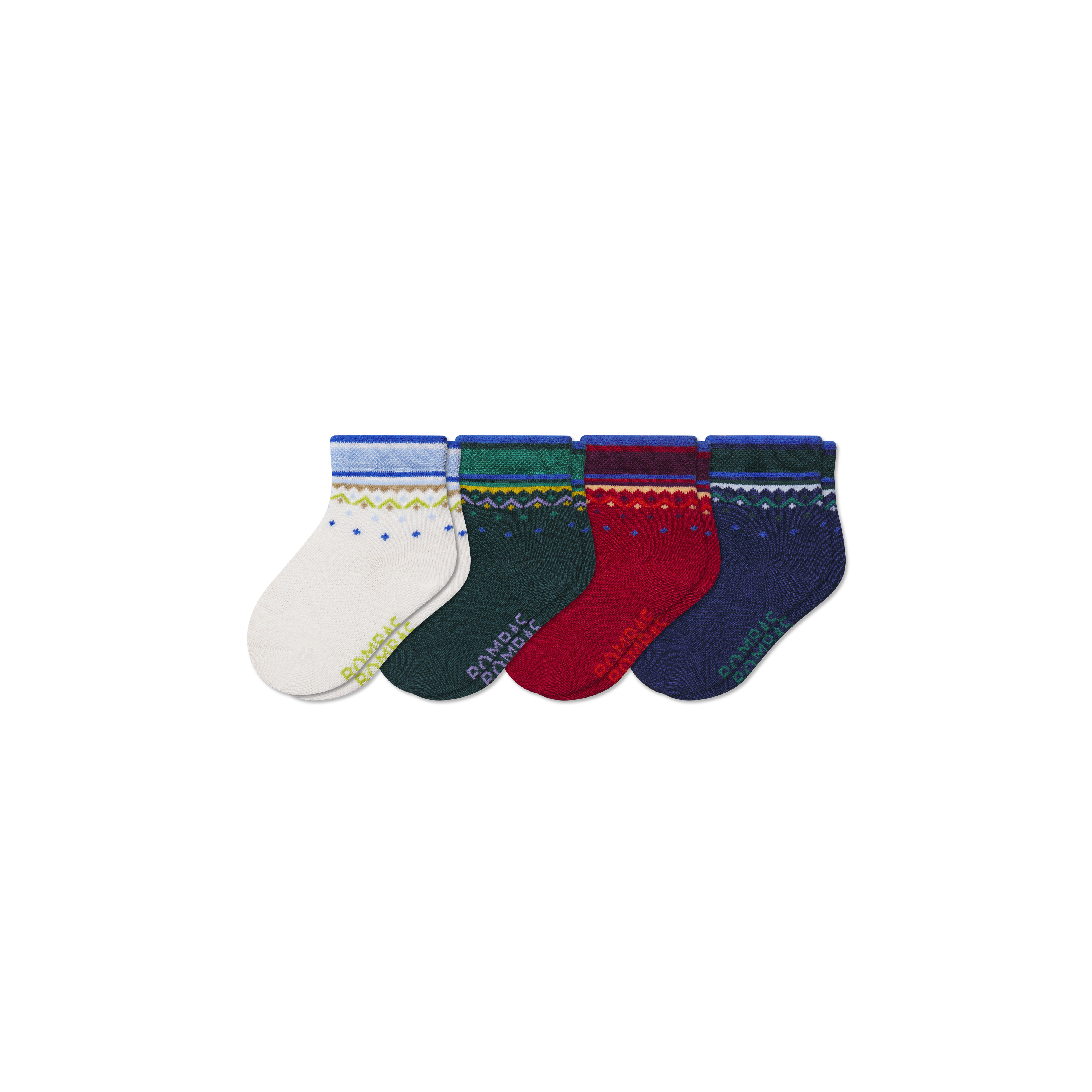 Toddler Lightweight Calf Sock 4-Pack