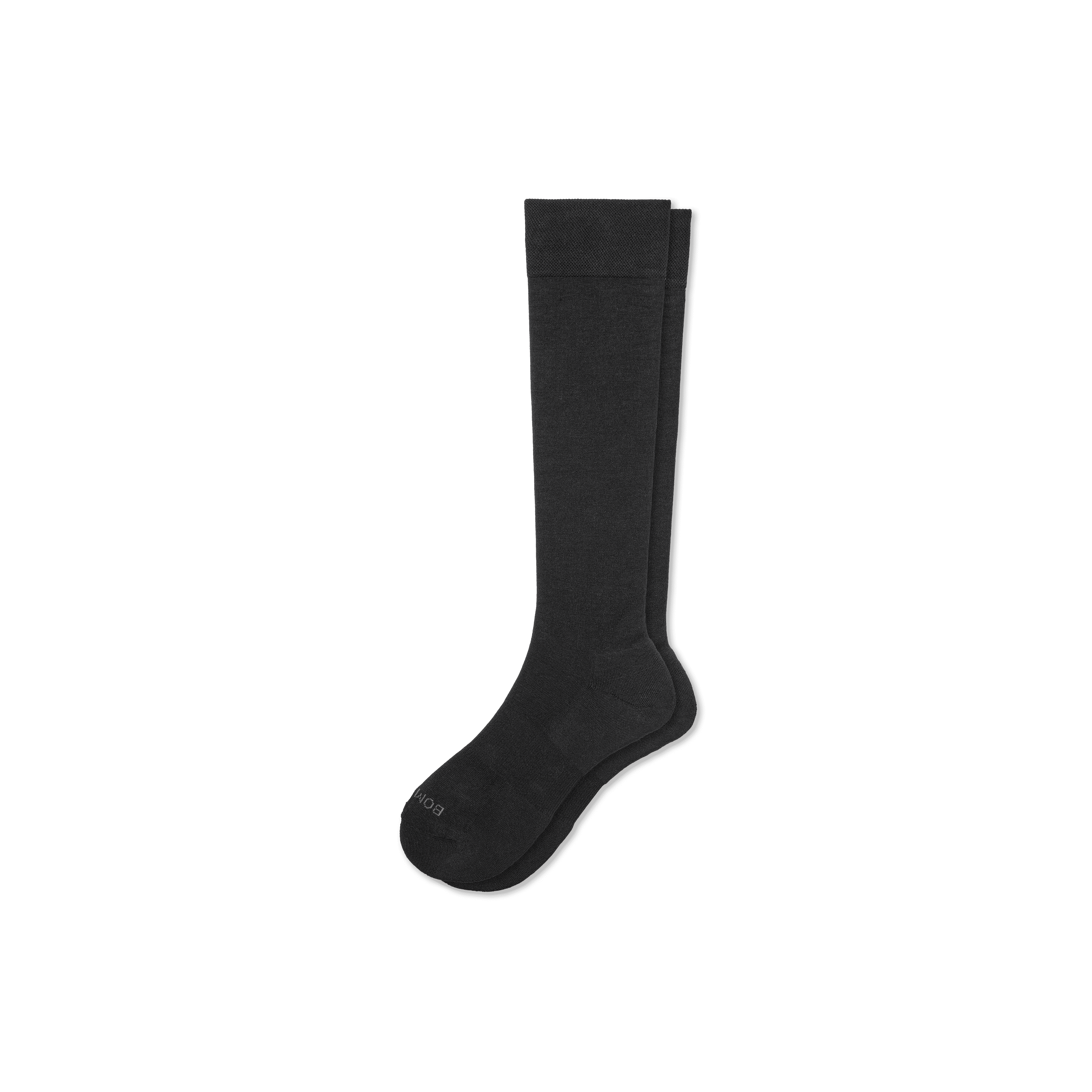 Bombas Dress Knee High Socks In Solid Black