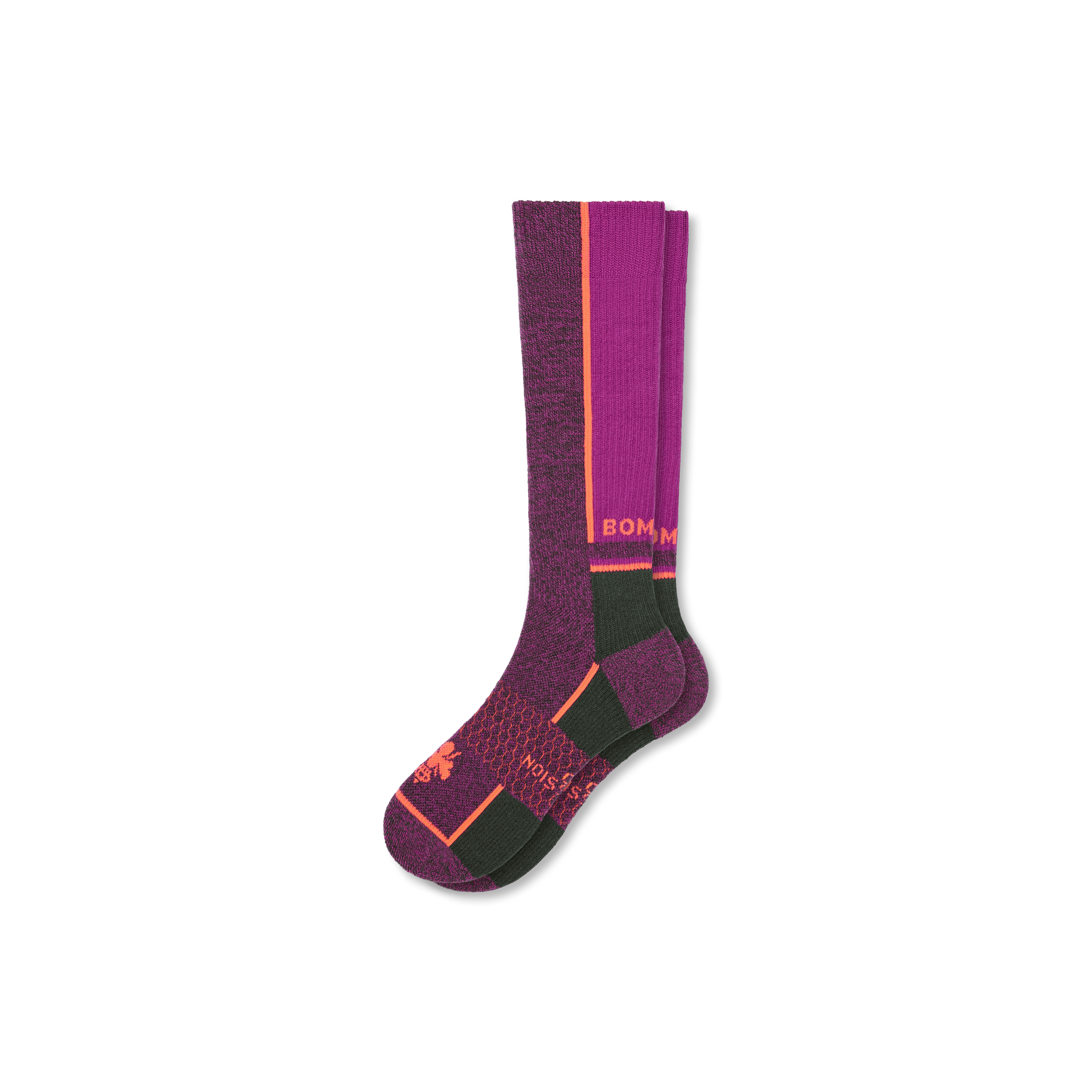 Bombas Performance Compression Socks (20-30mmhg) In Purple