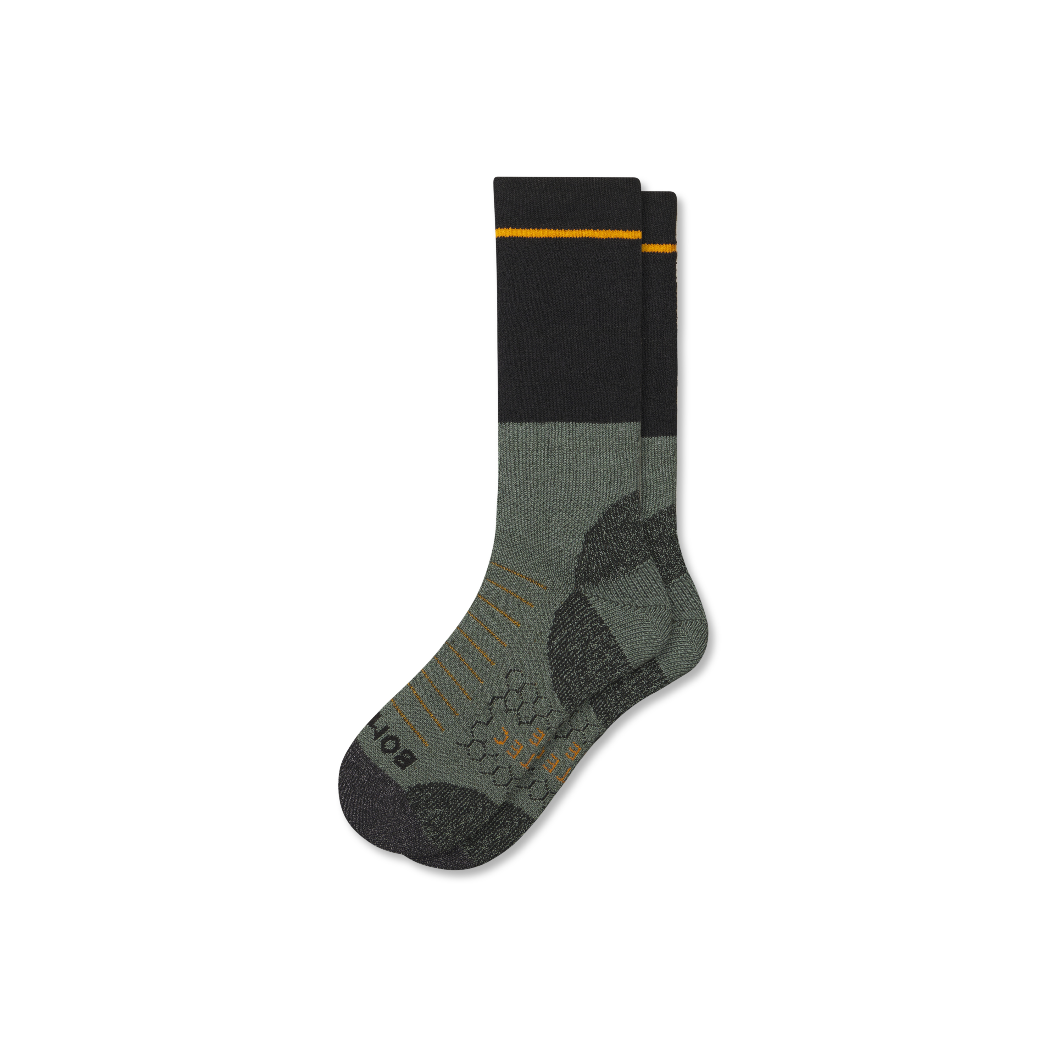Bombas Hiking Performance Calf Socks In Black