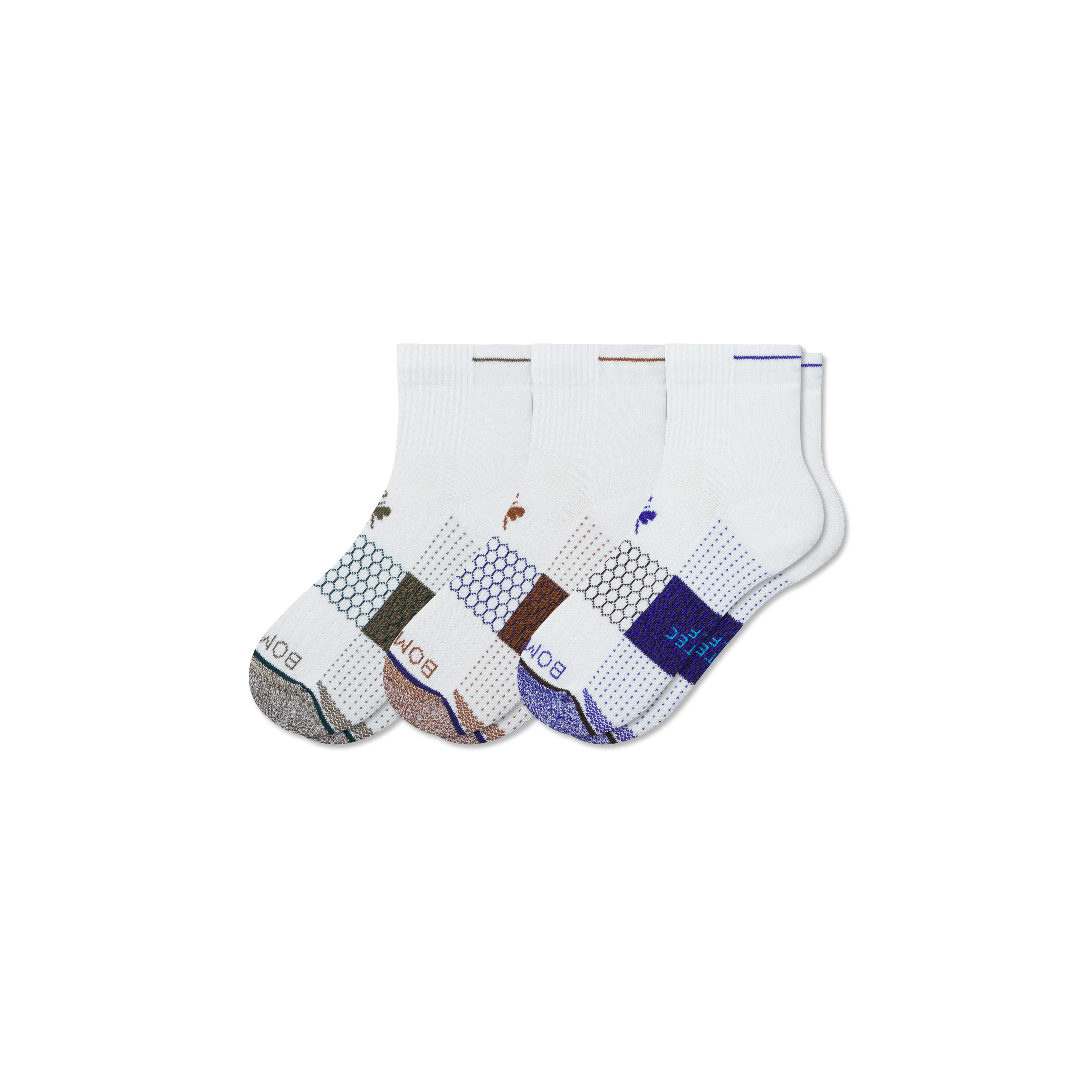 Men's Golf Quarter Sock 3-Pack