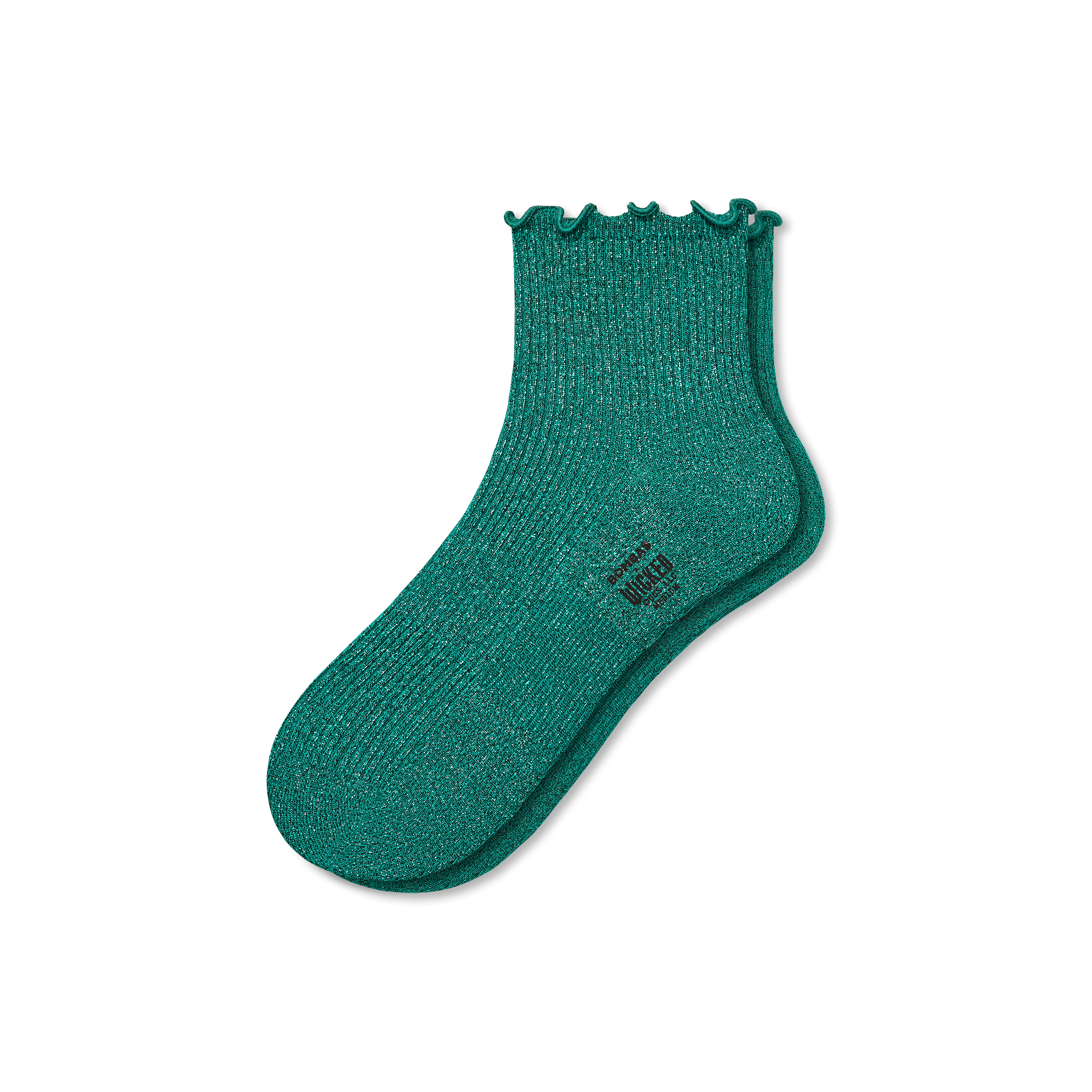 Wicked x Bombas Ruffle Quarter Socks