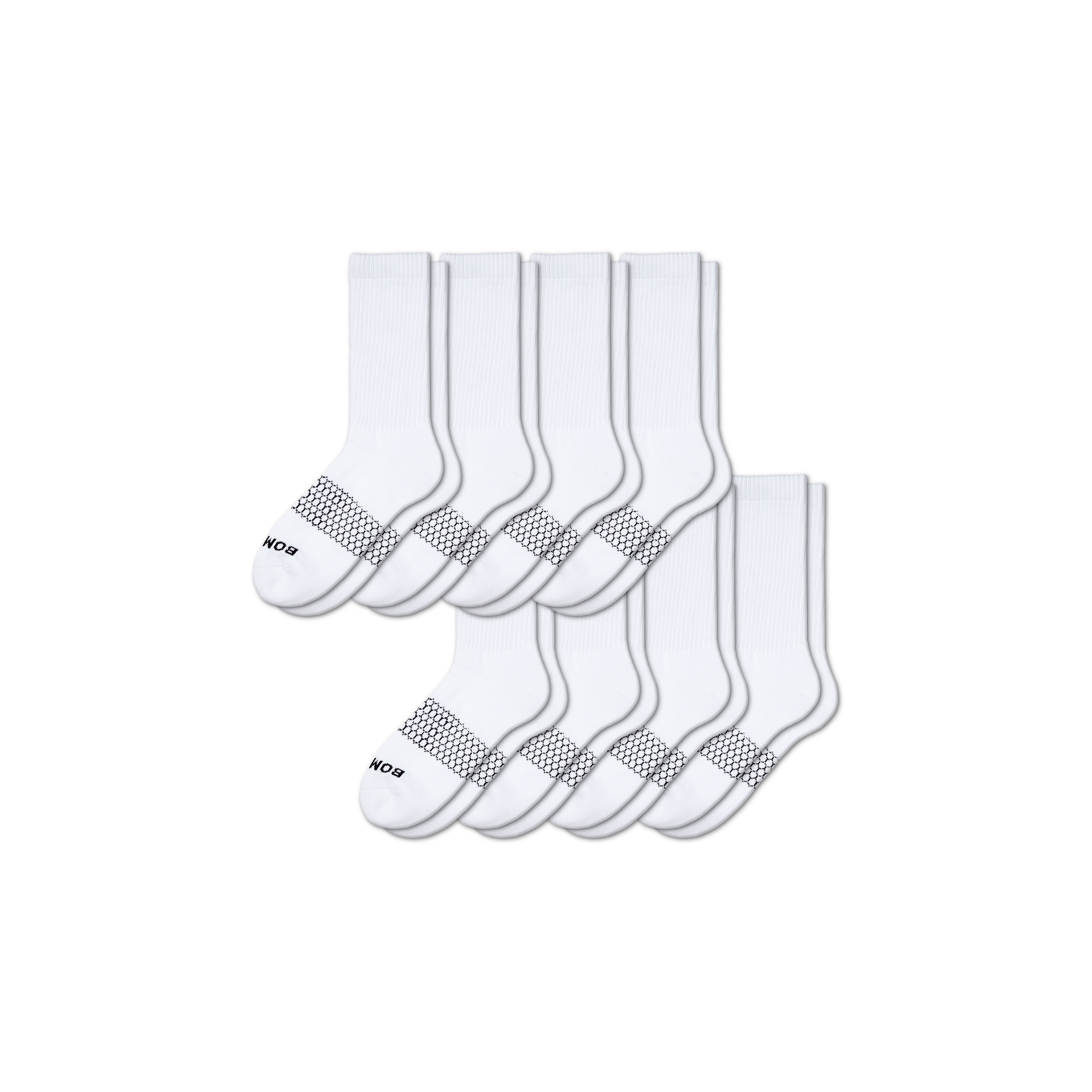 Men's Solids Calf Sock 8-Pack