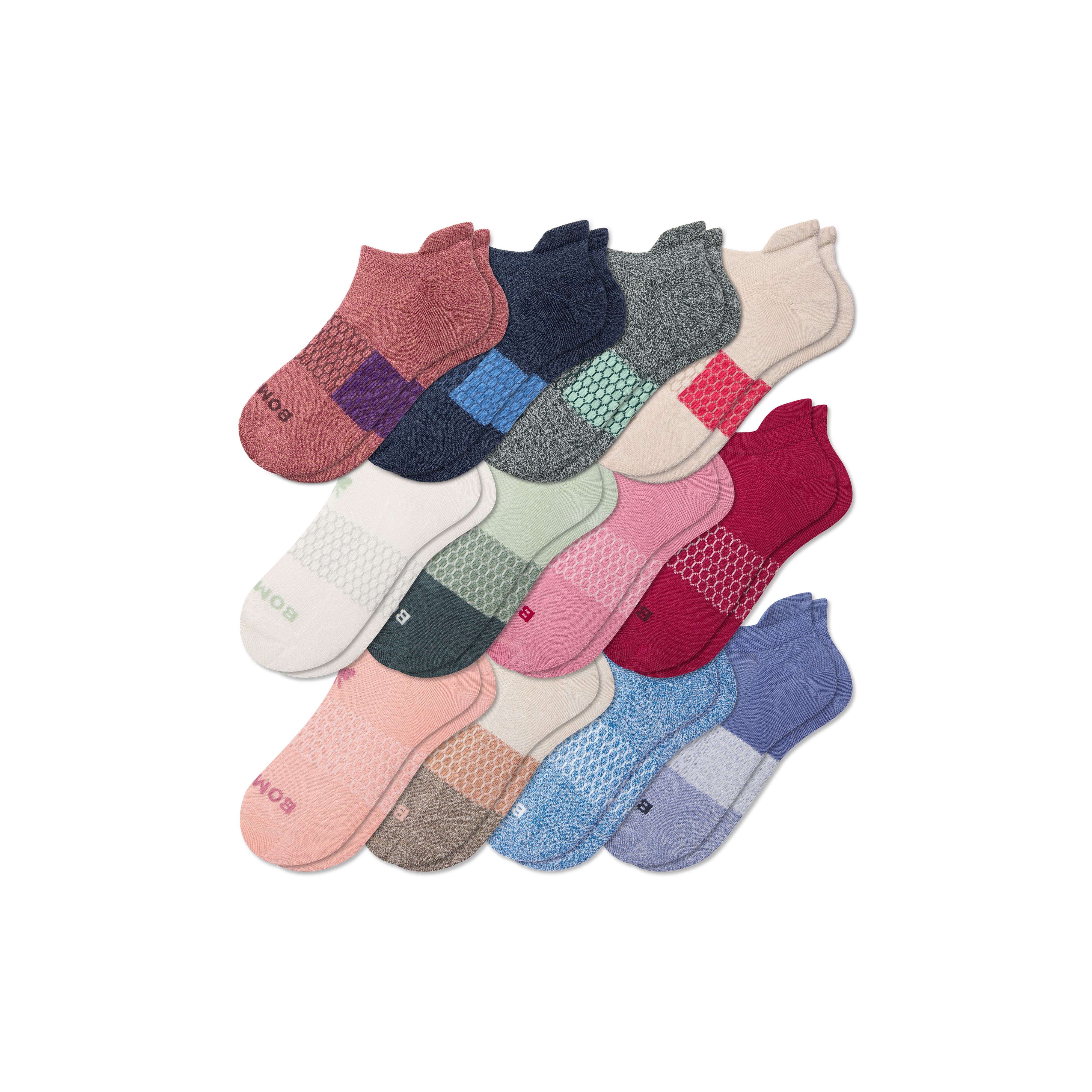Bombas Ankle Sock 12-pack In Multi
