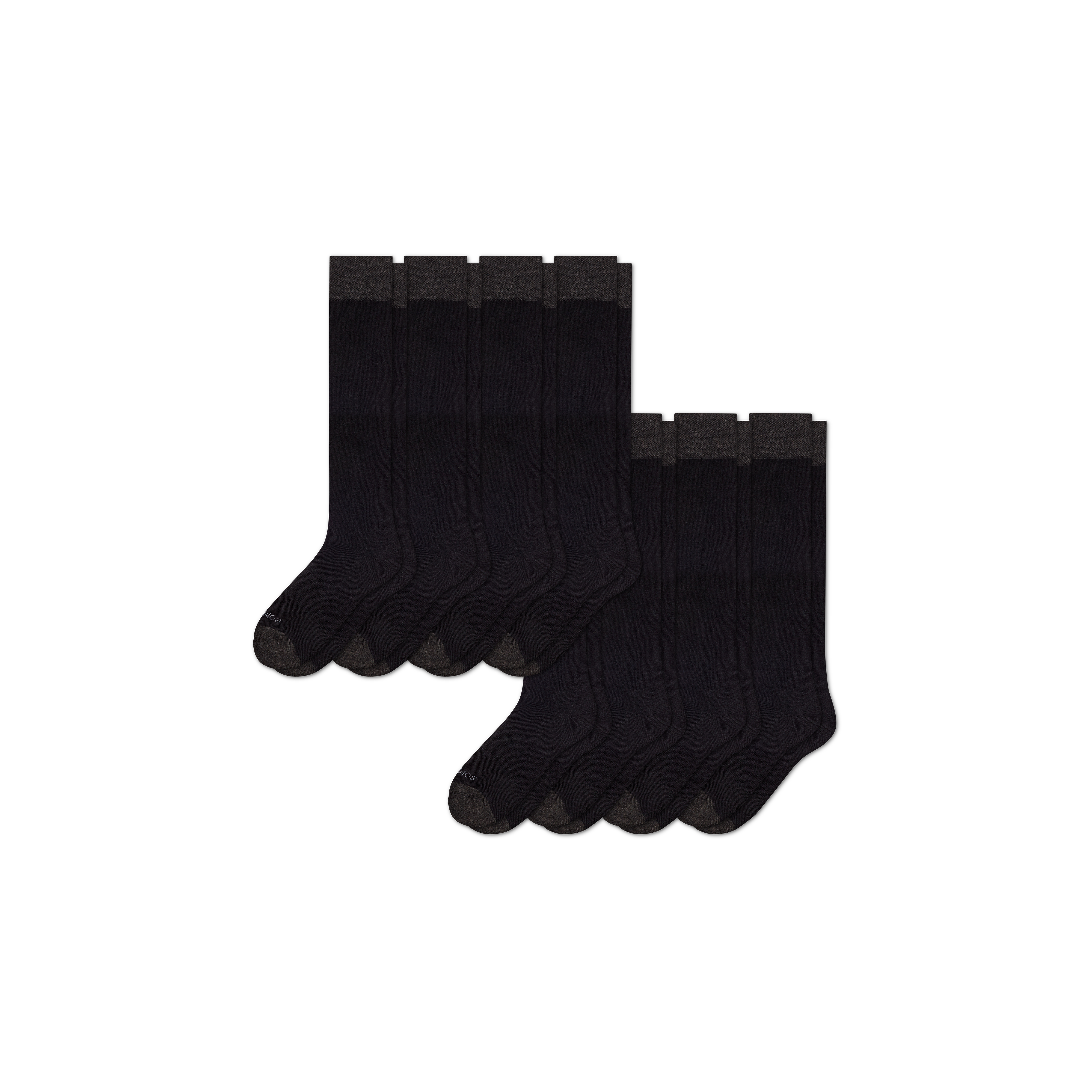 Bombas Dress Knee High Sock 8-pack In Black