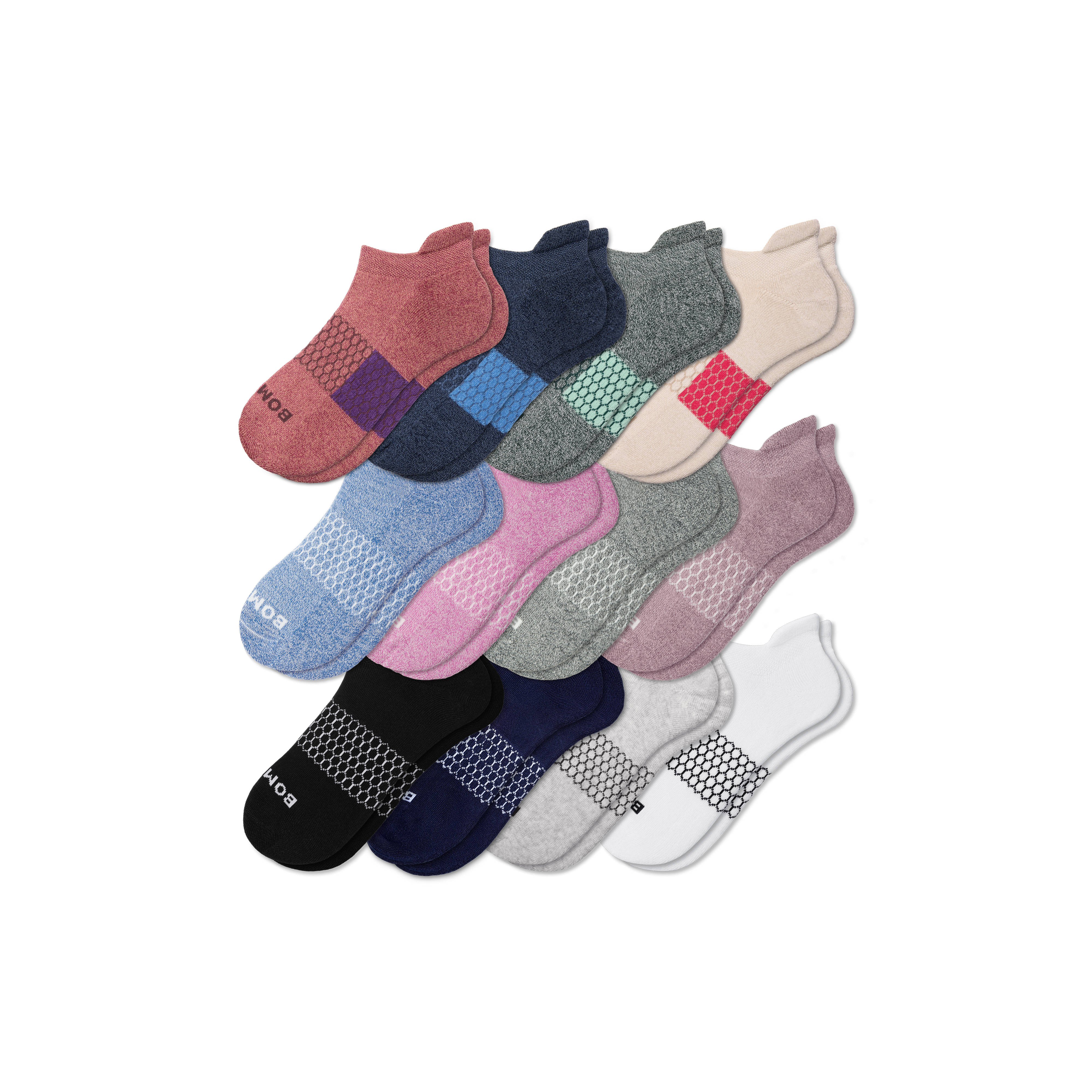 Bombas Ankle Sock 12-pack In Multi