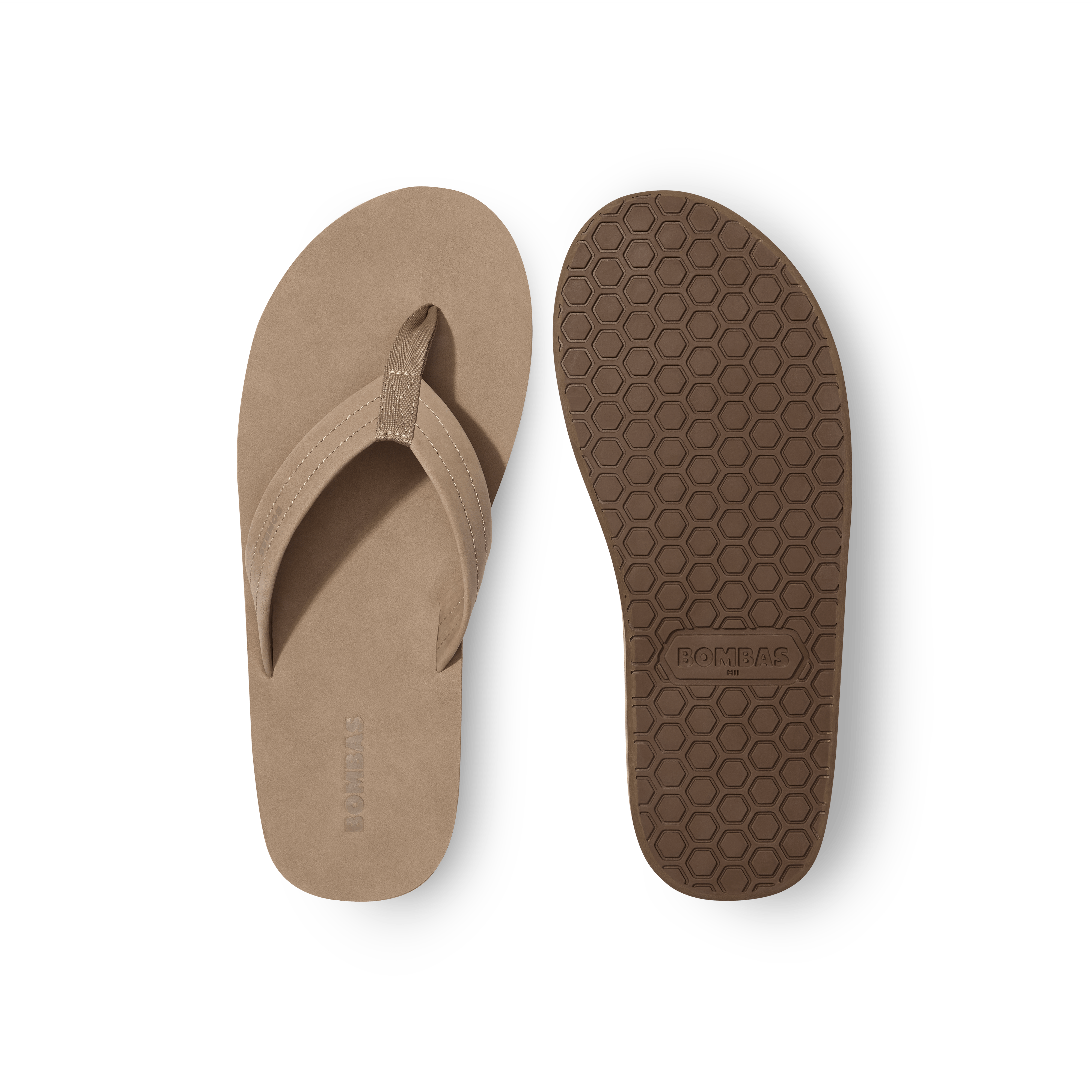 Bombas Sunrise Leather Flip Flop NEW Camel Brown Women main image 2