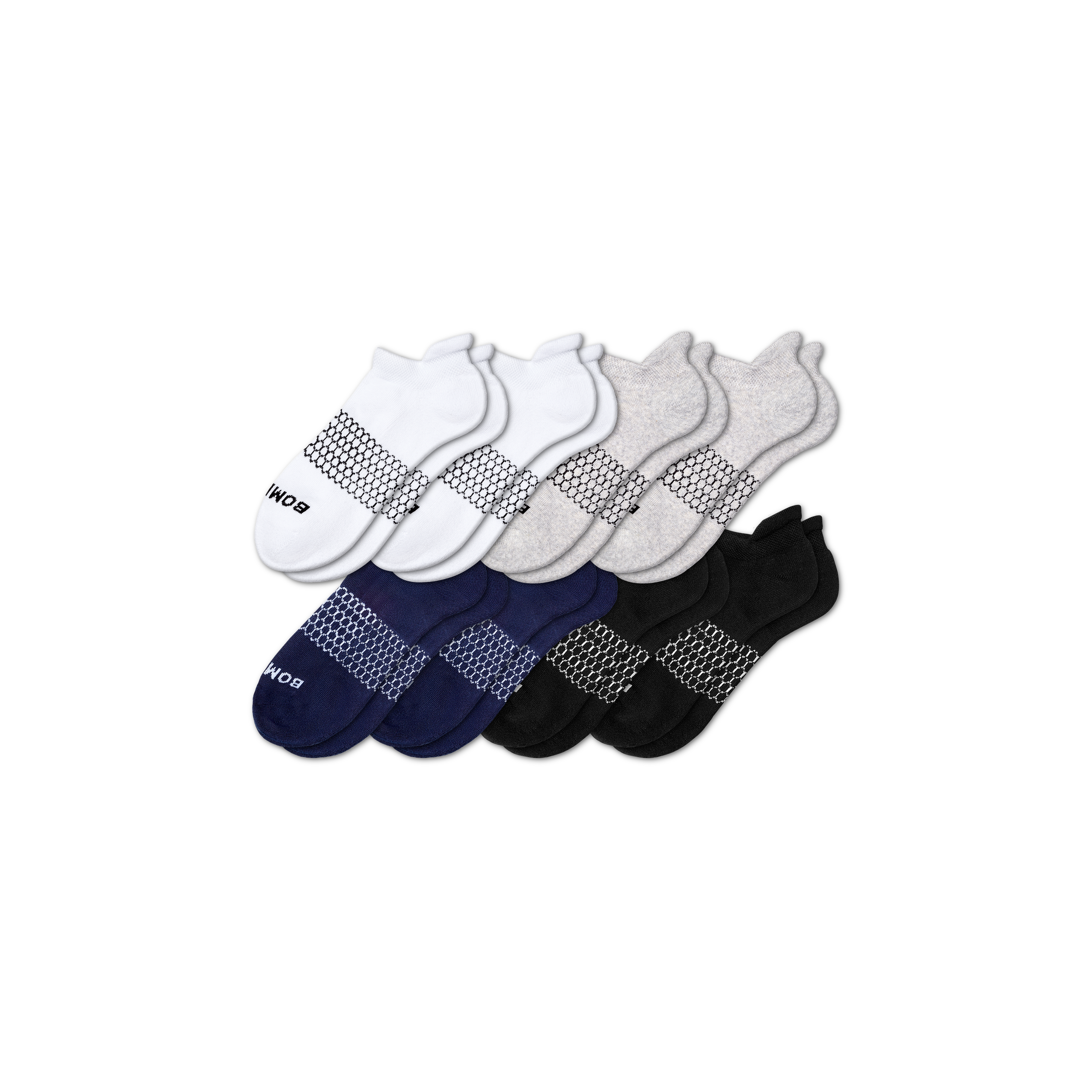 Bombas Solids Ankle Sock 8-pack In Multi