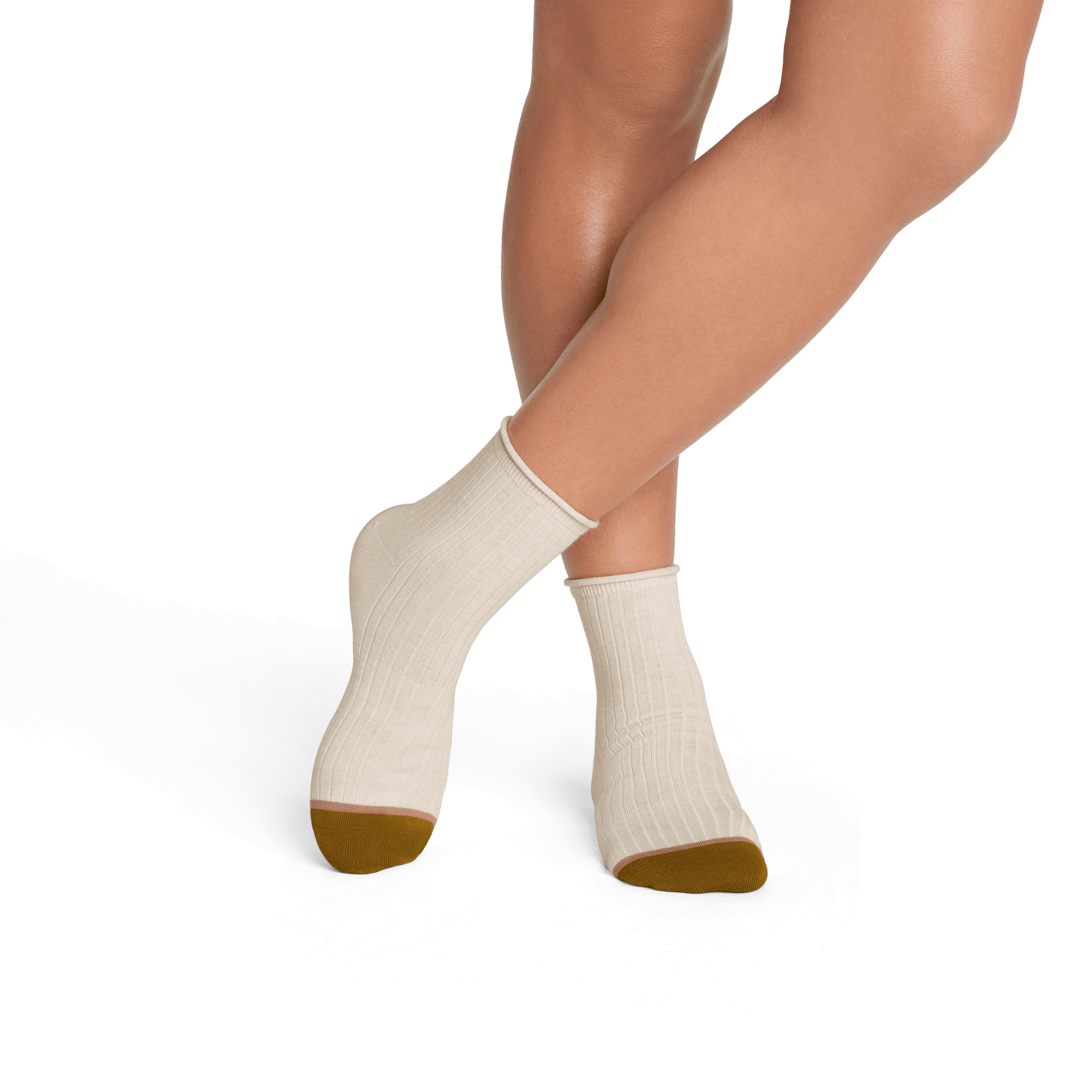 Women’s RollTop Ribbed Quarter Sock 4Pack Bombas