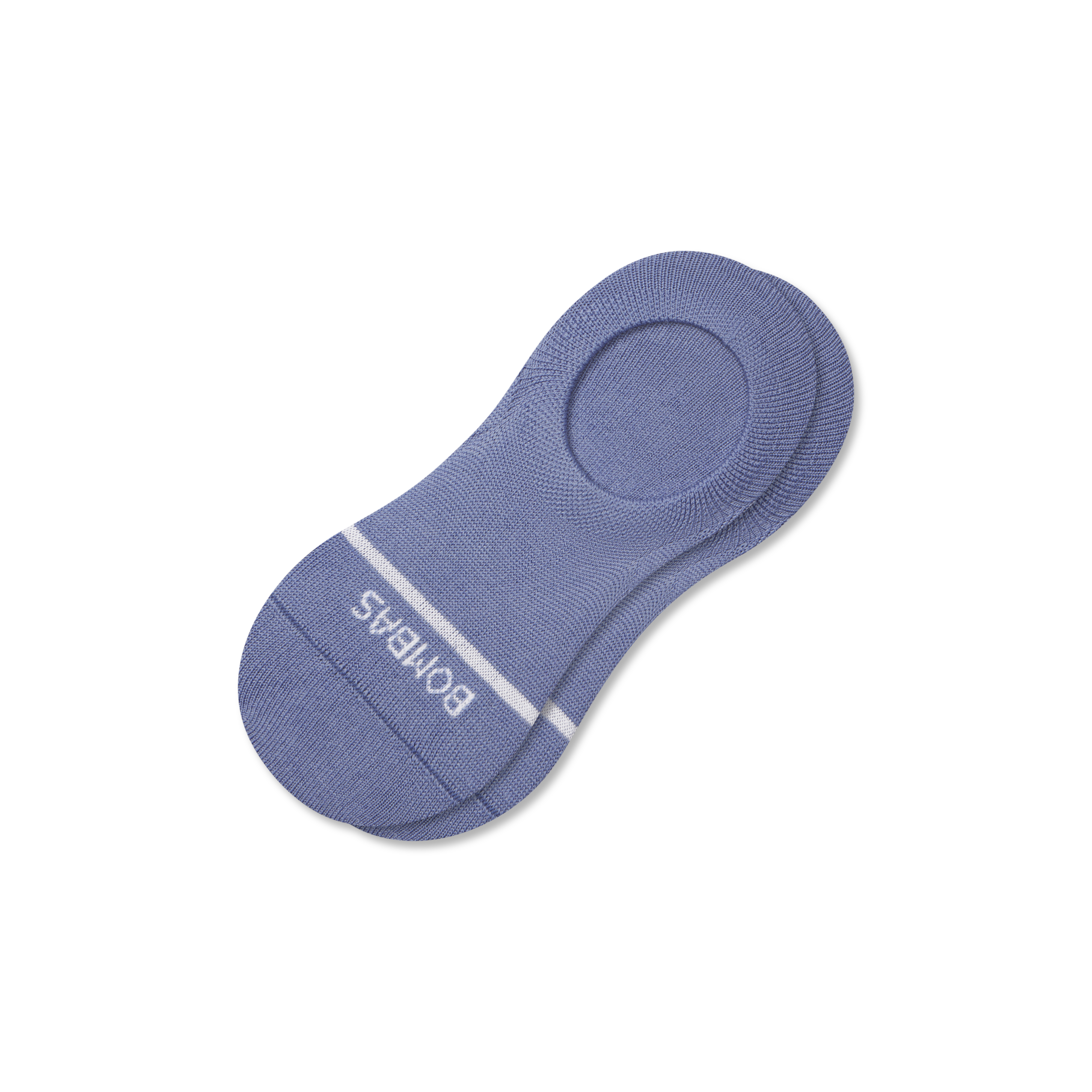 Bombas Lightweight Merino Wool Blend No Show Socks In Blue