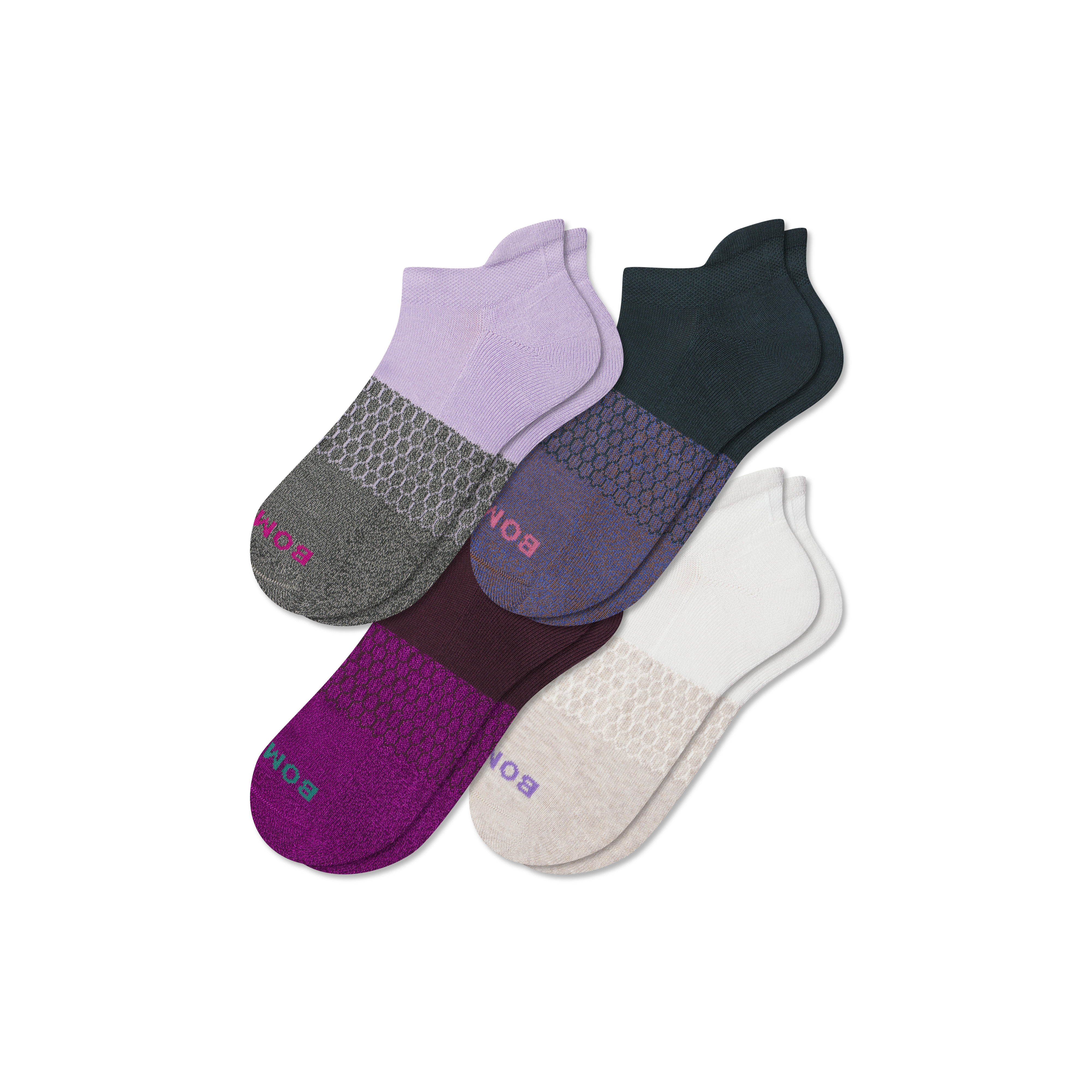 Bombas Marl Ankle Sock 4-pack In Multi