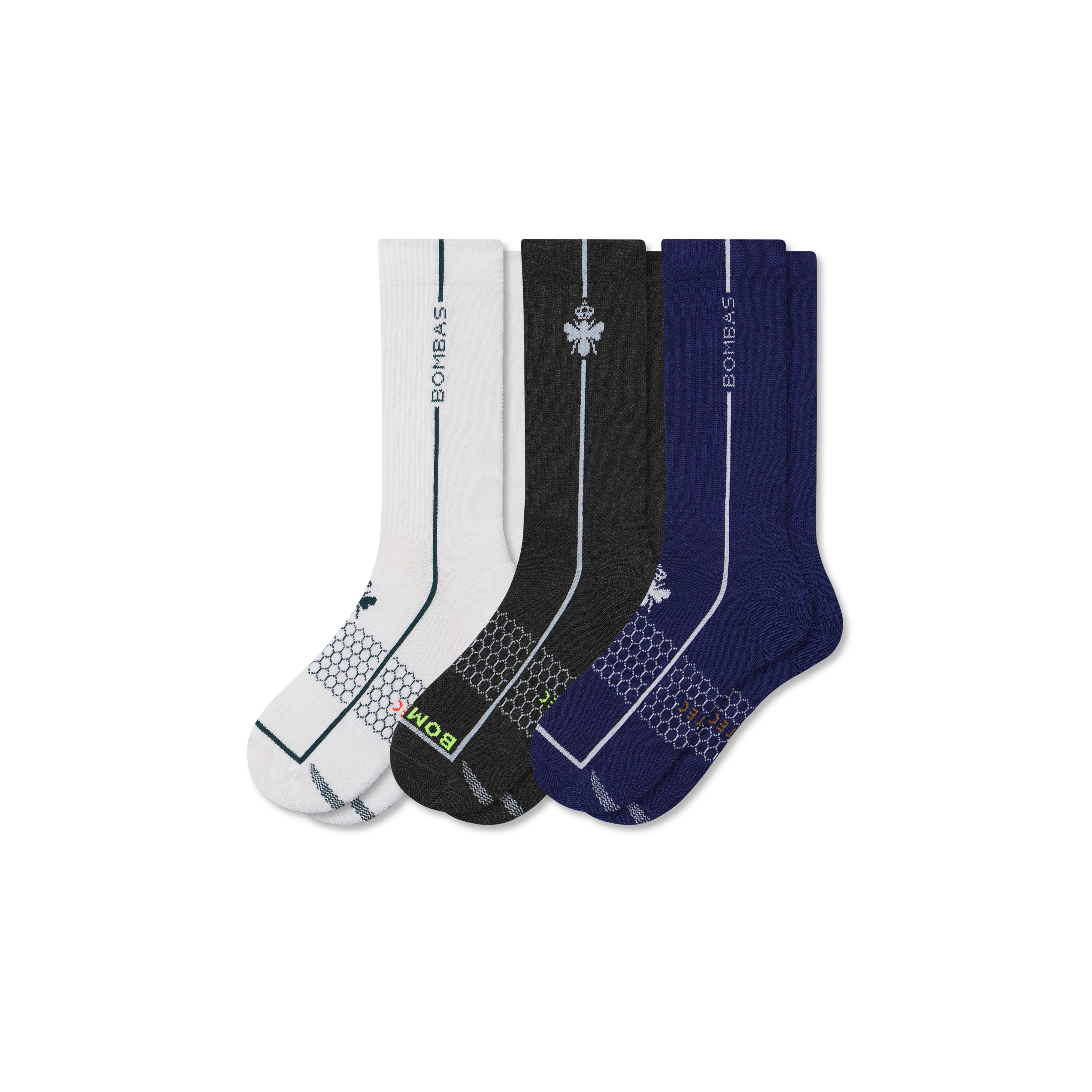 Bombas All-purpose Performance Calf Sock 3-pack