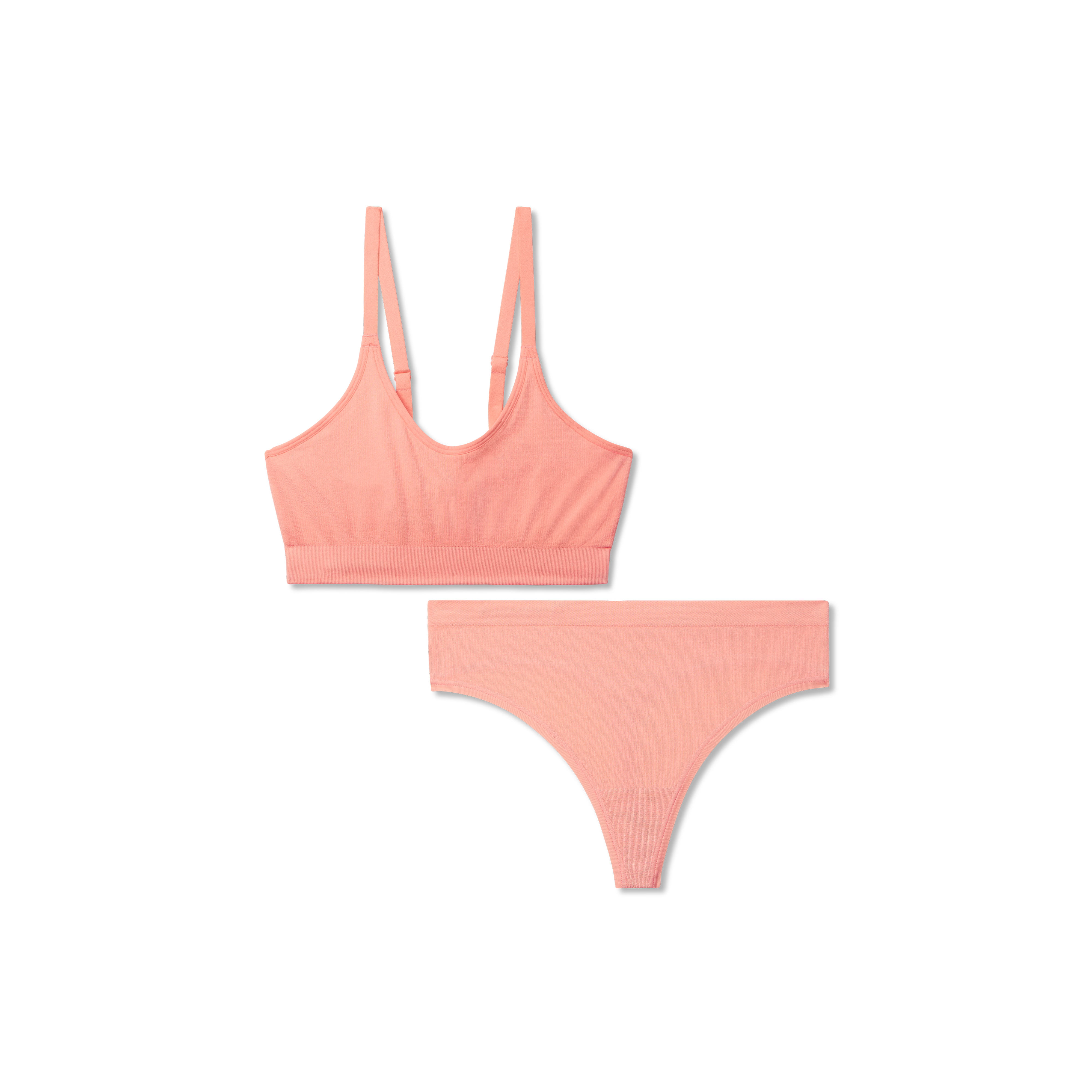 Women's Seamless Scoop Bralette + Thong Pack