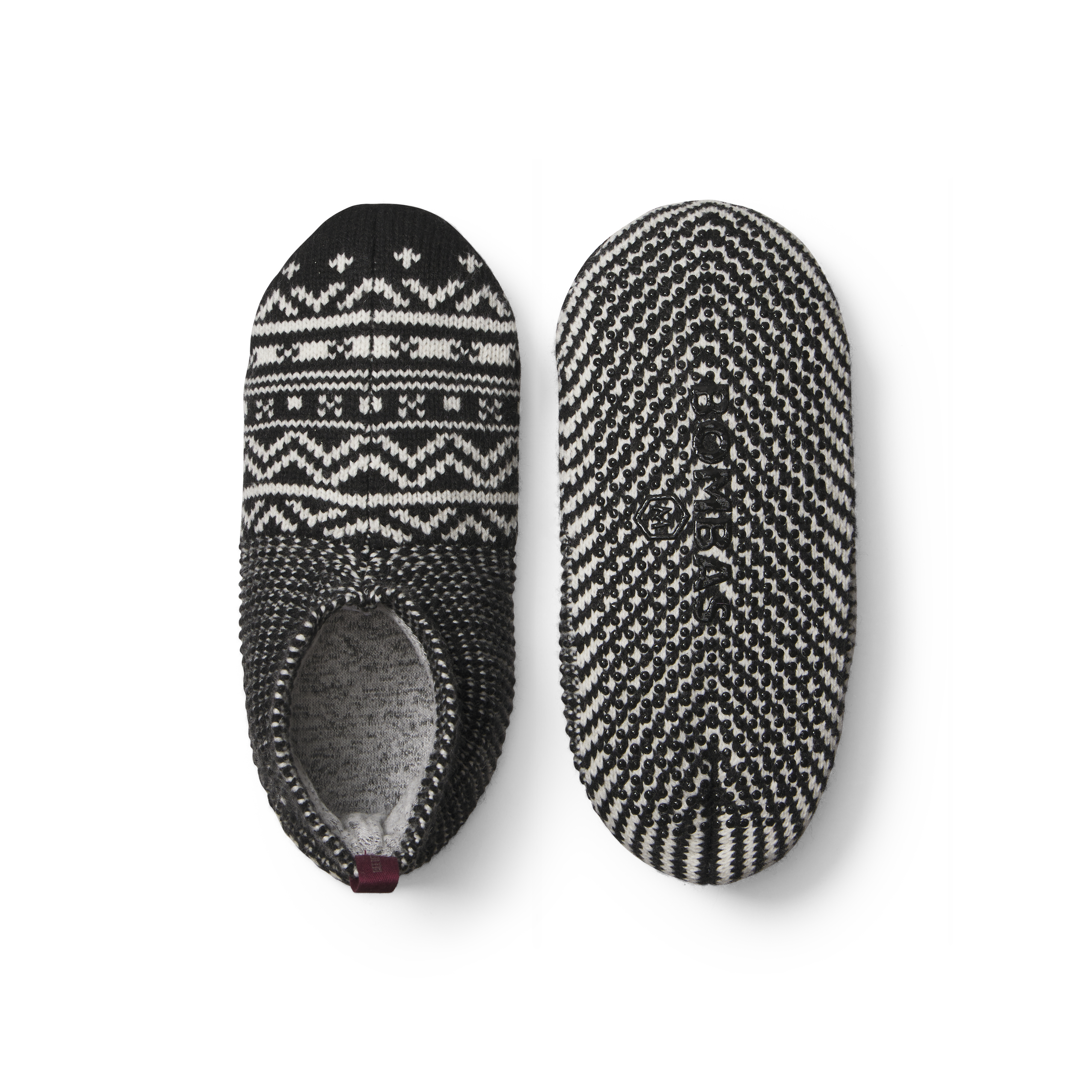 Bombas Gripper Slipper In Black