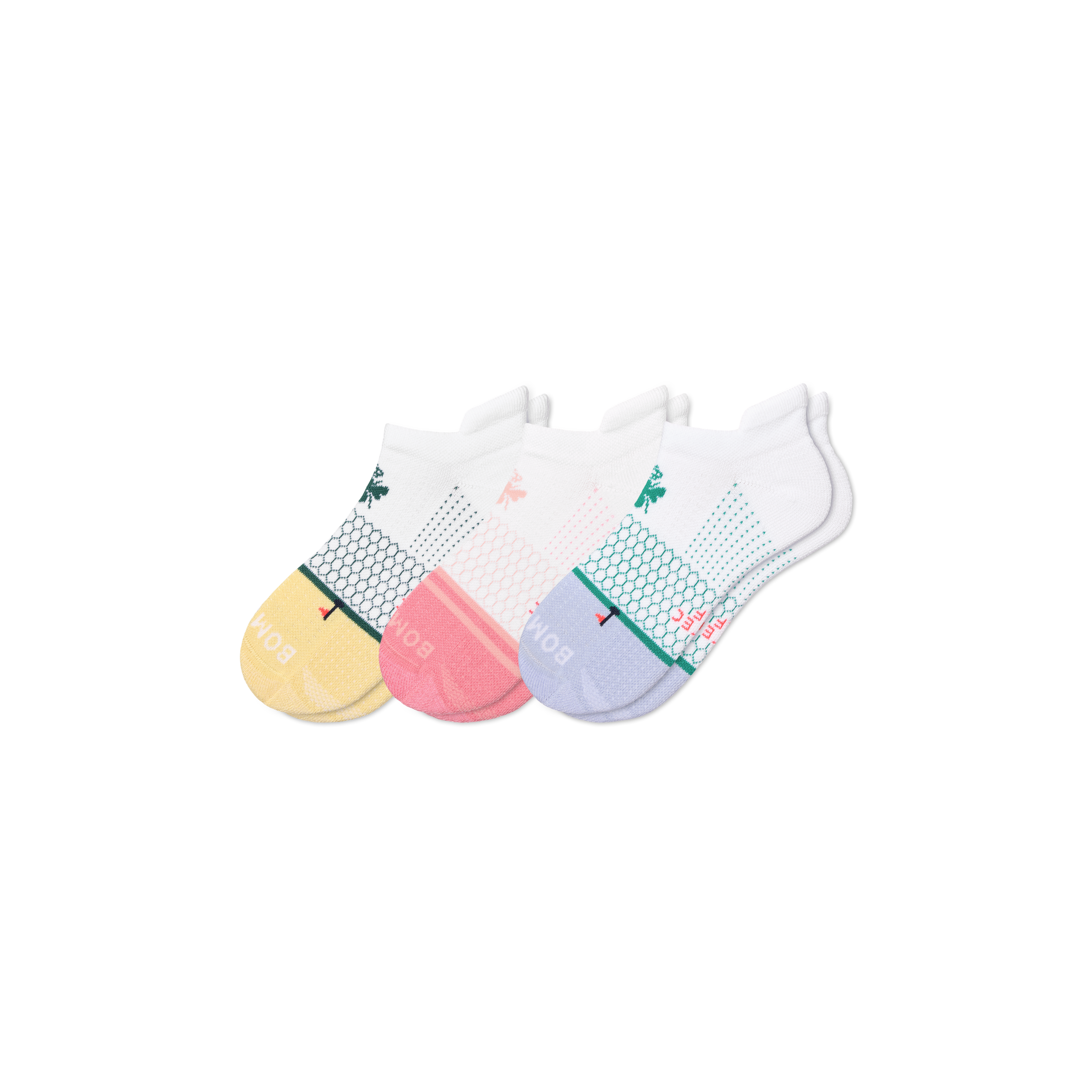 Women's Golf Ankle Sock 3-Pack - Weekend Recovery Rotation