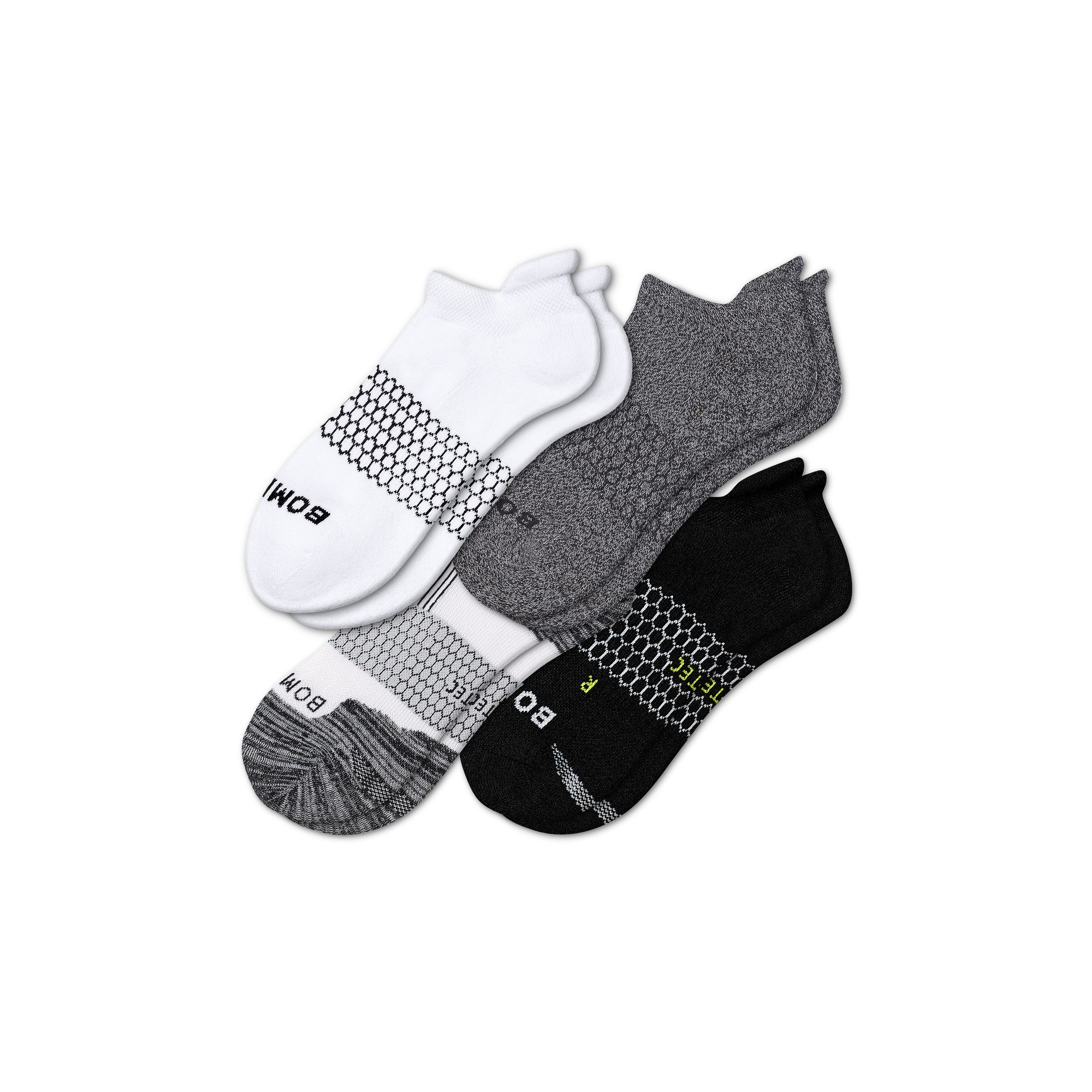 Bombas Ankle Sock Starter 4-pack In White Multi