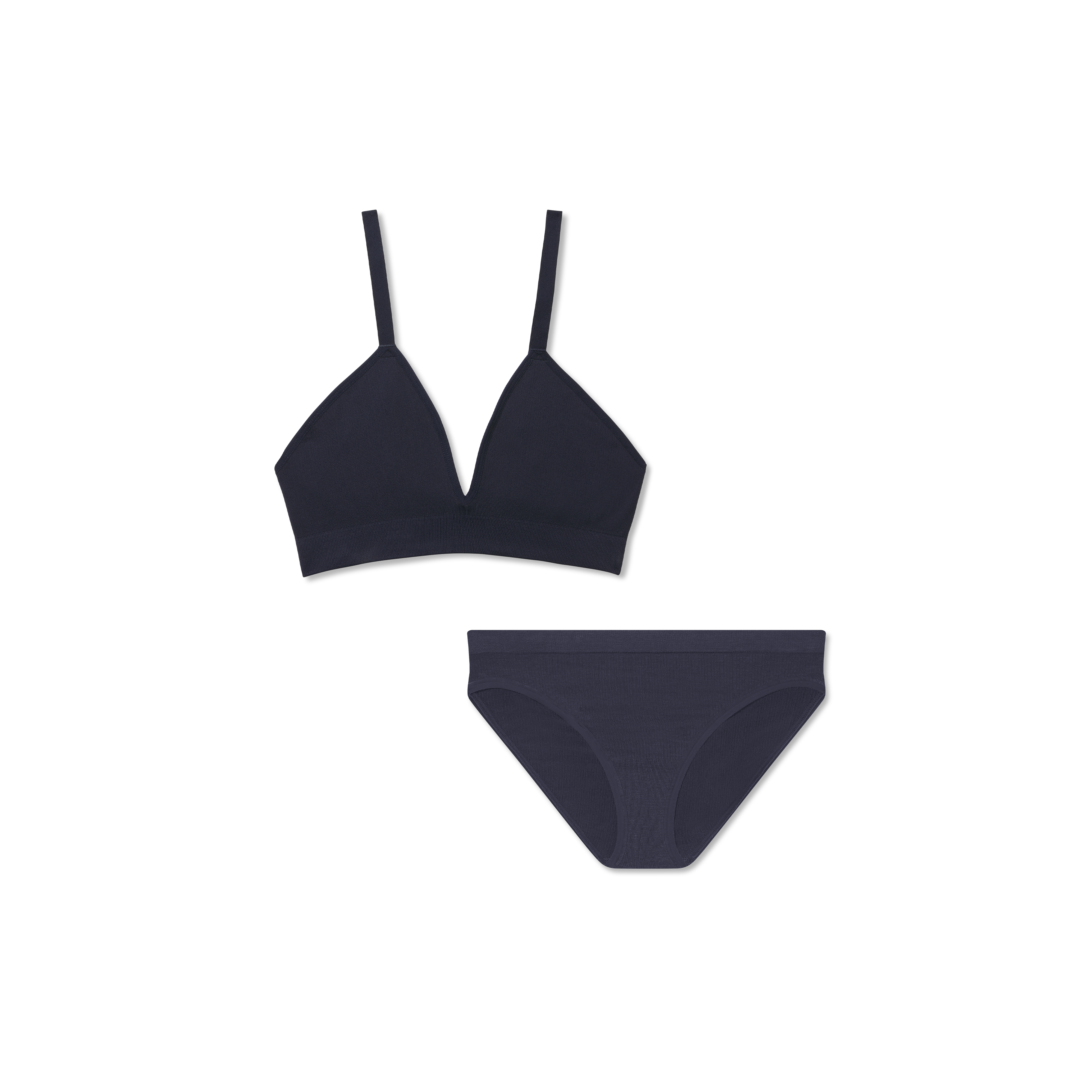 Women's Seamless Triangle Bralette + Bikini Pack