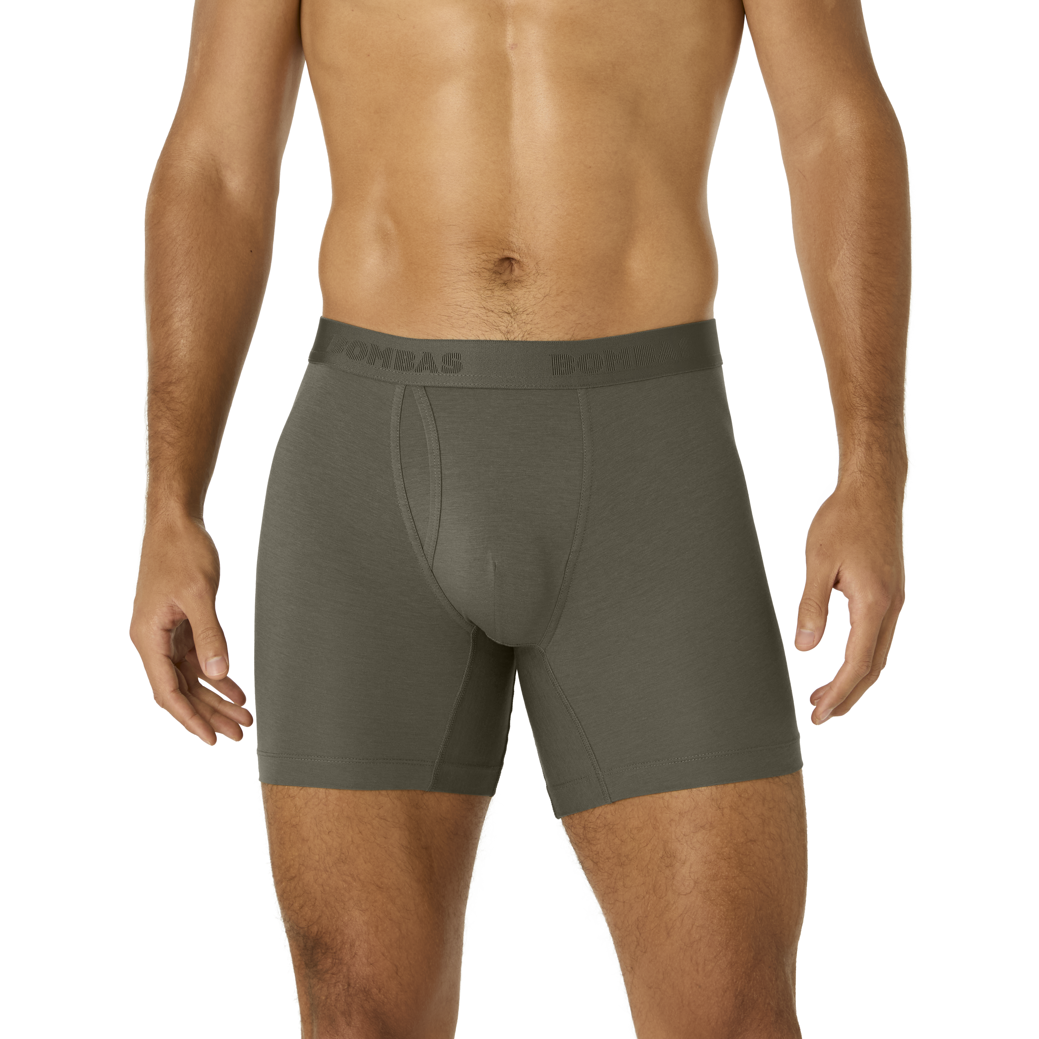 Men's Cotton Modal Blend Boxer Brief 6"