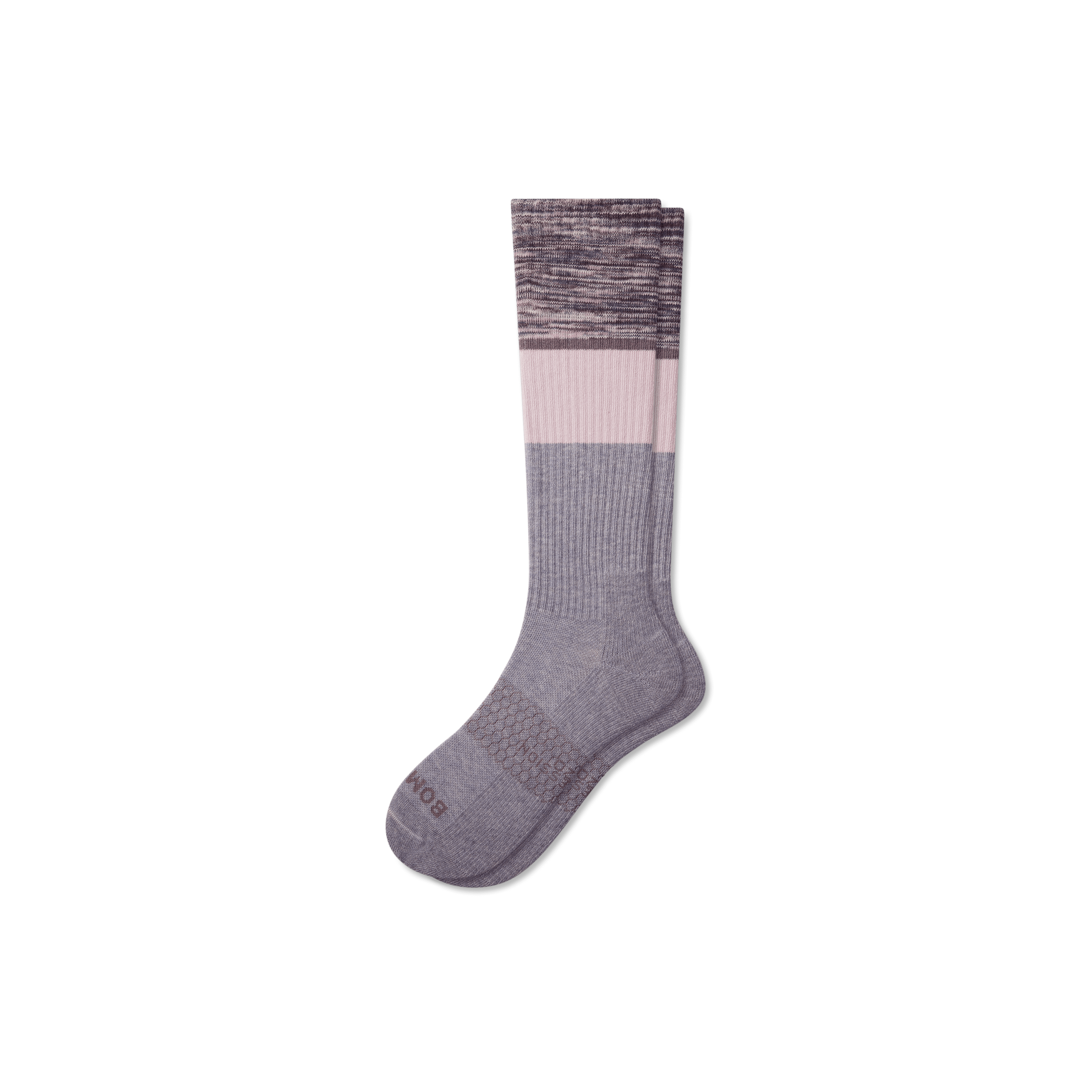 Bombas Everyday Compression Socks (15-20mmhg) In Washed Purple
